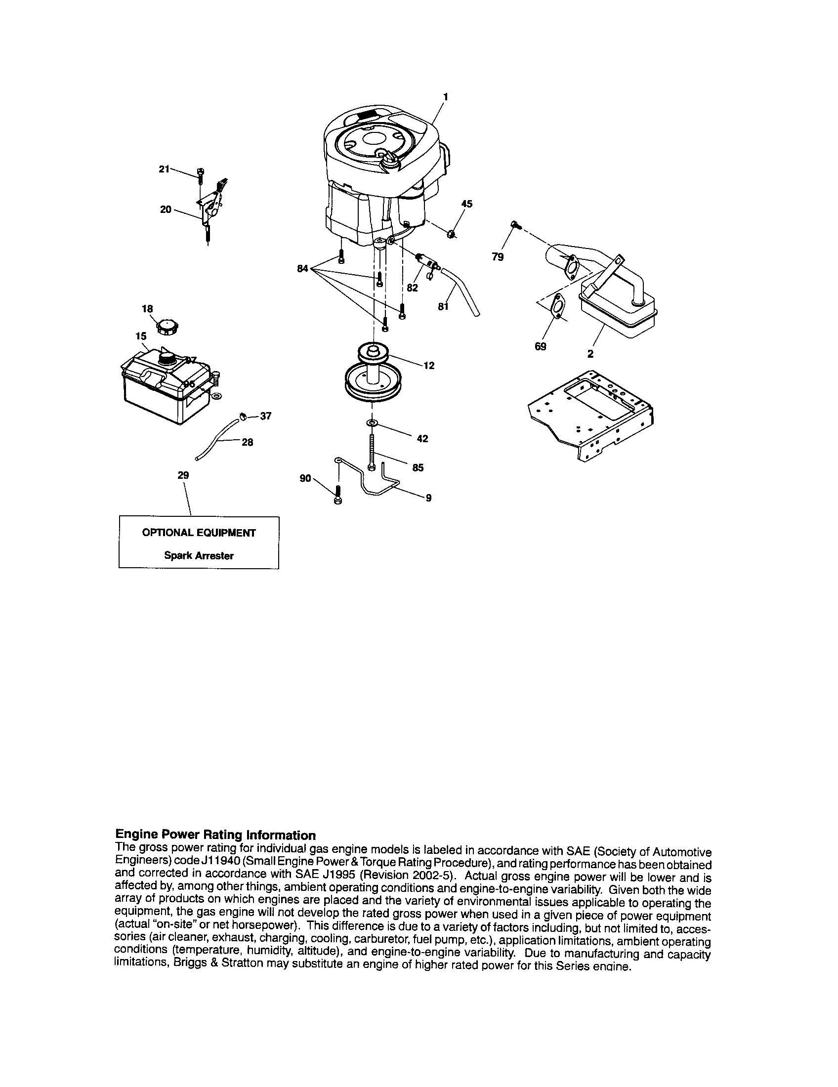 Craftsman 917287140 engine diagram