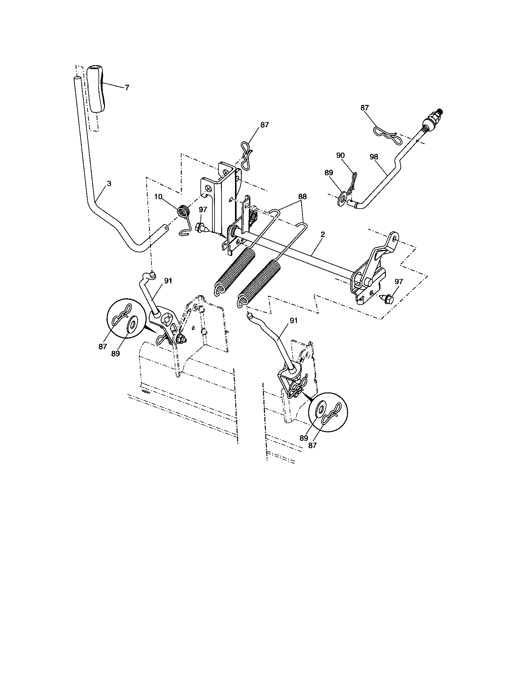 Craftsman 917287141 lift diagram