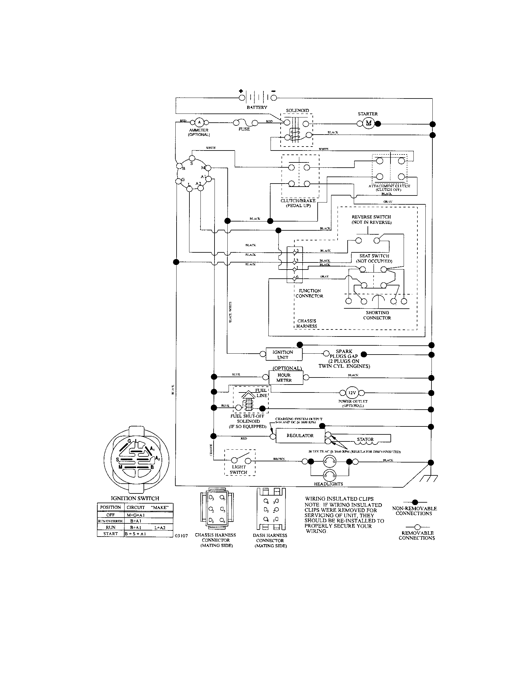 Craftsman 917287360 schematic diagram-tractor diagram