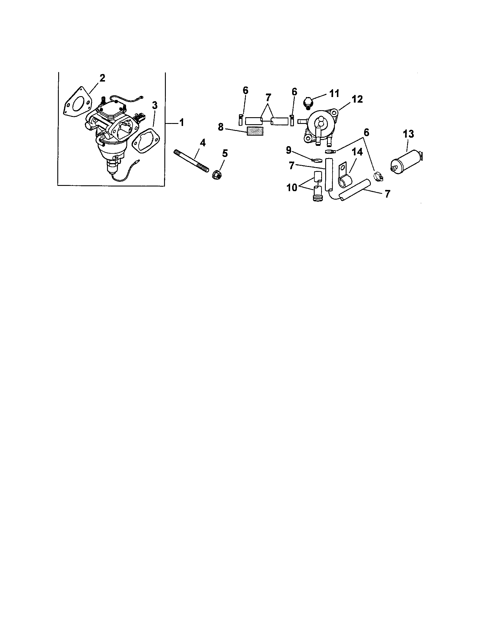 Craftsman 917288740 fuel system diagram