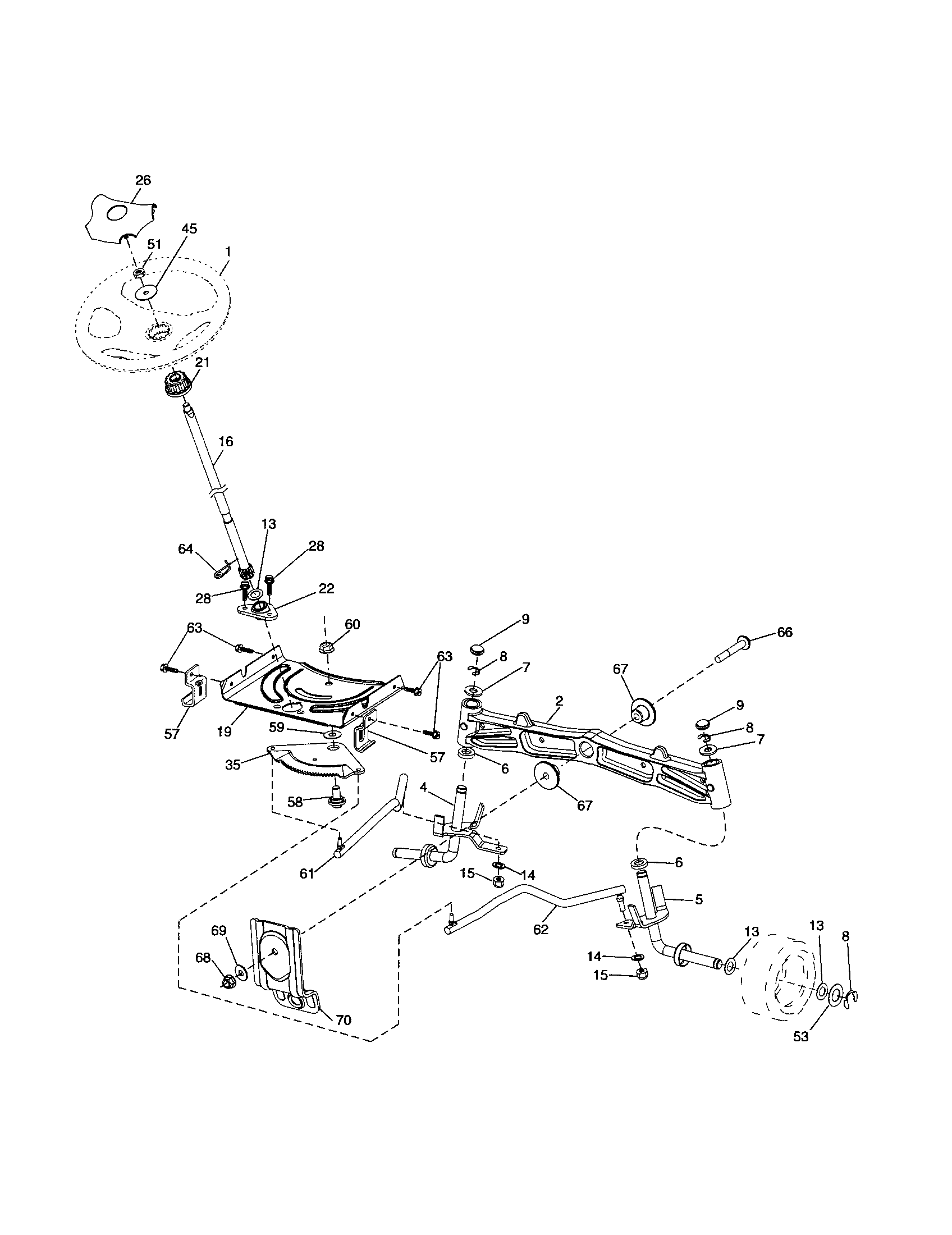 Husqvarna 917287520 steering diagram