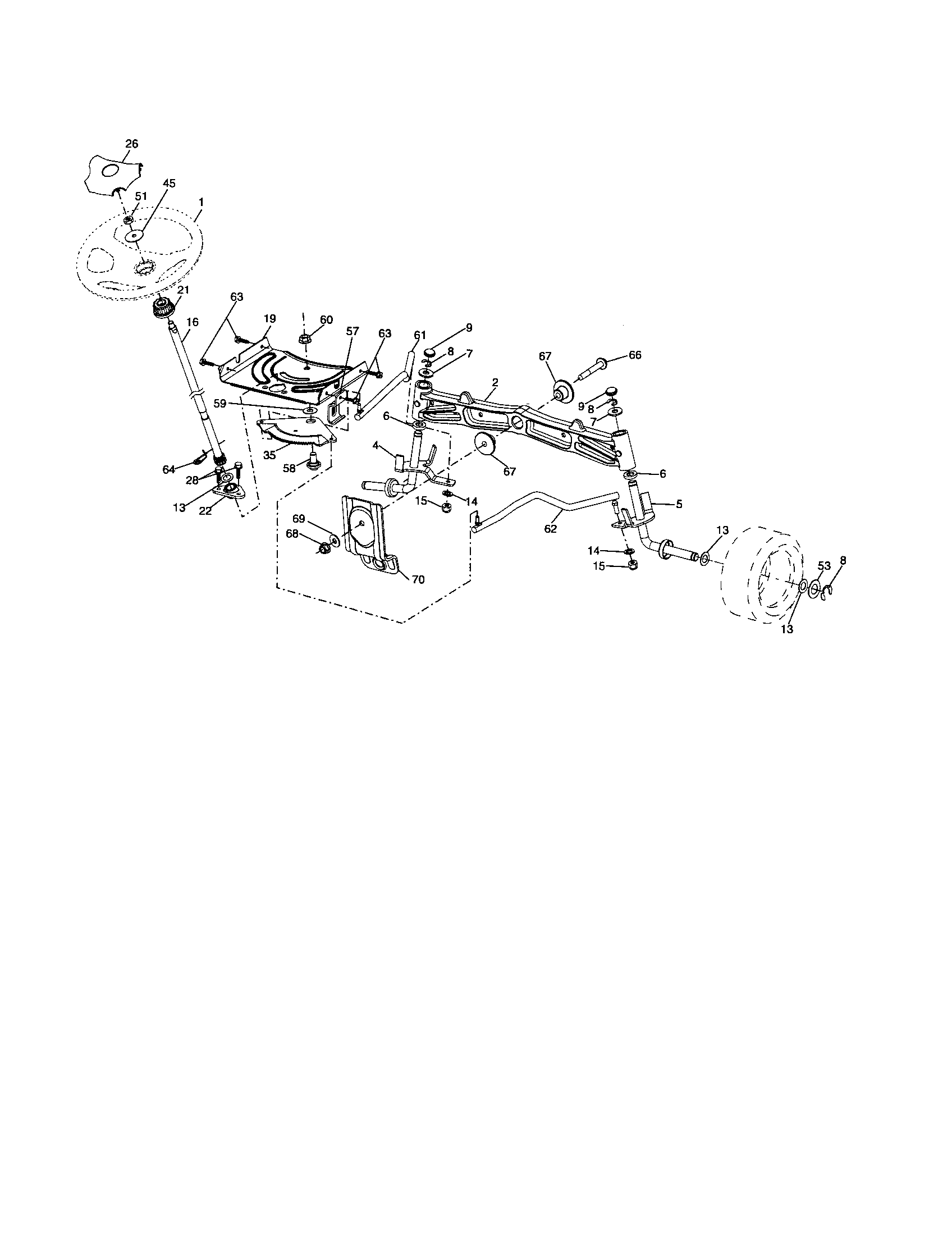 Husqvarna 917287541 steering diagram