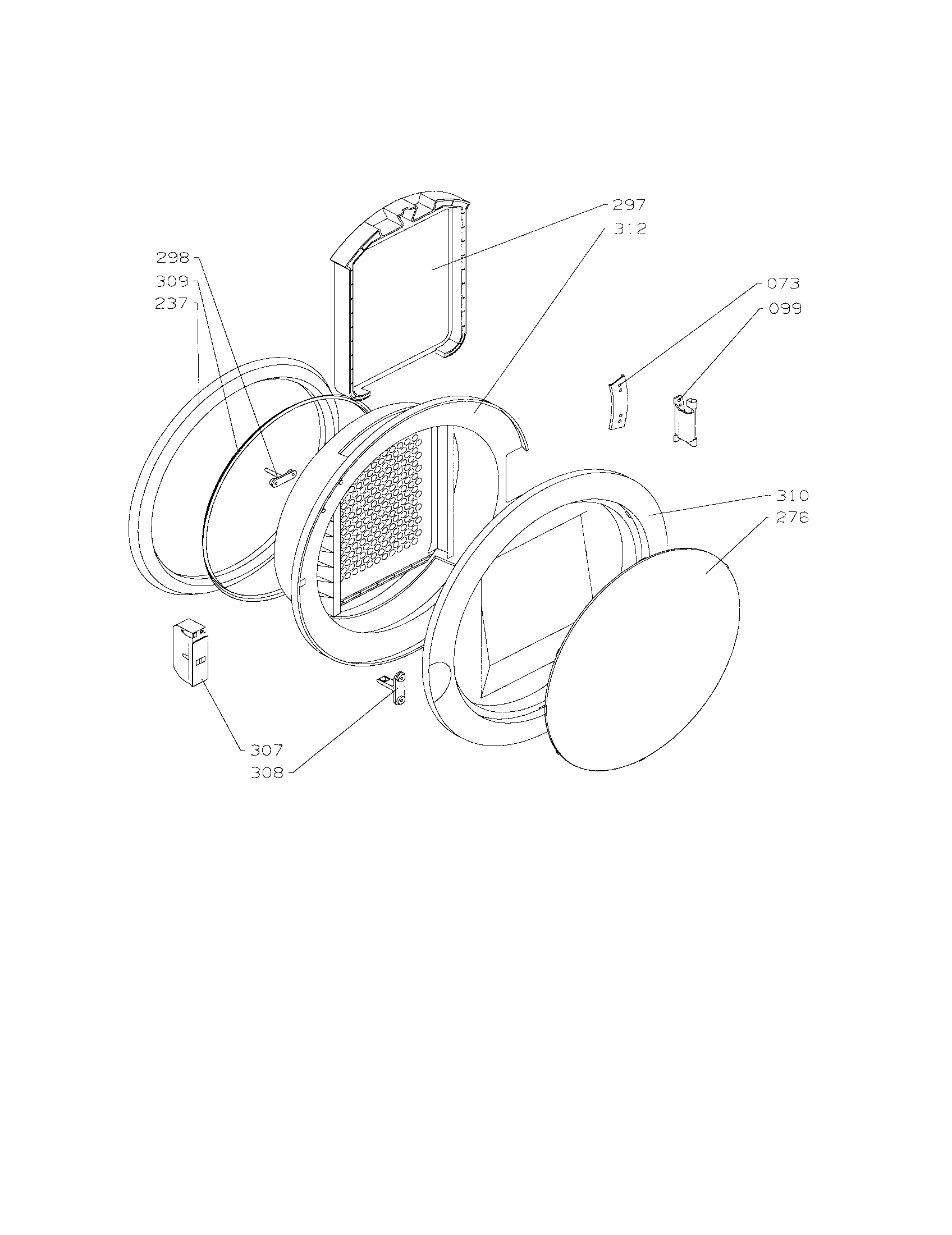 Danby SCD5505W door diagram