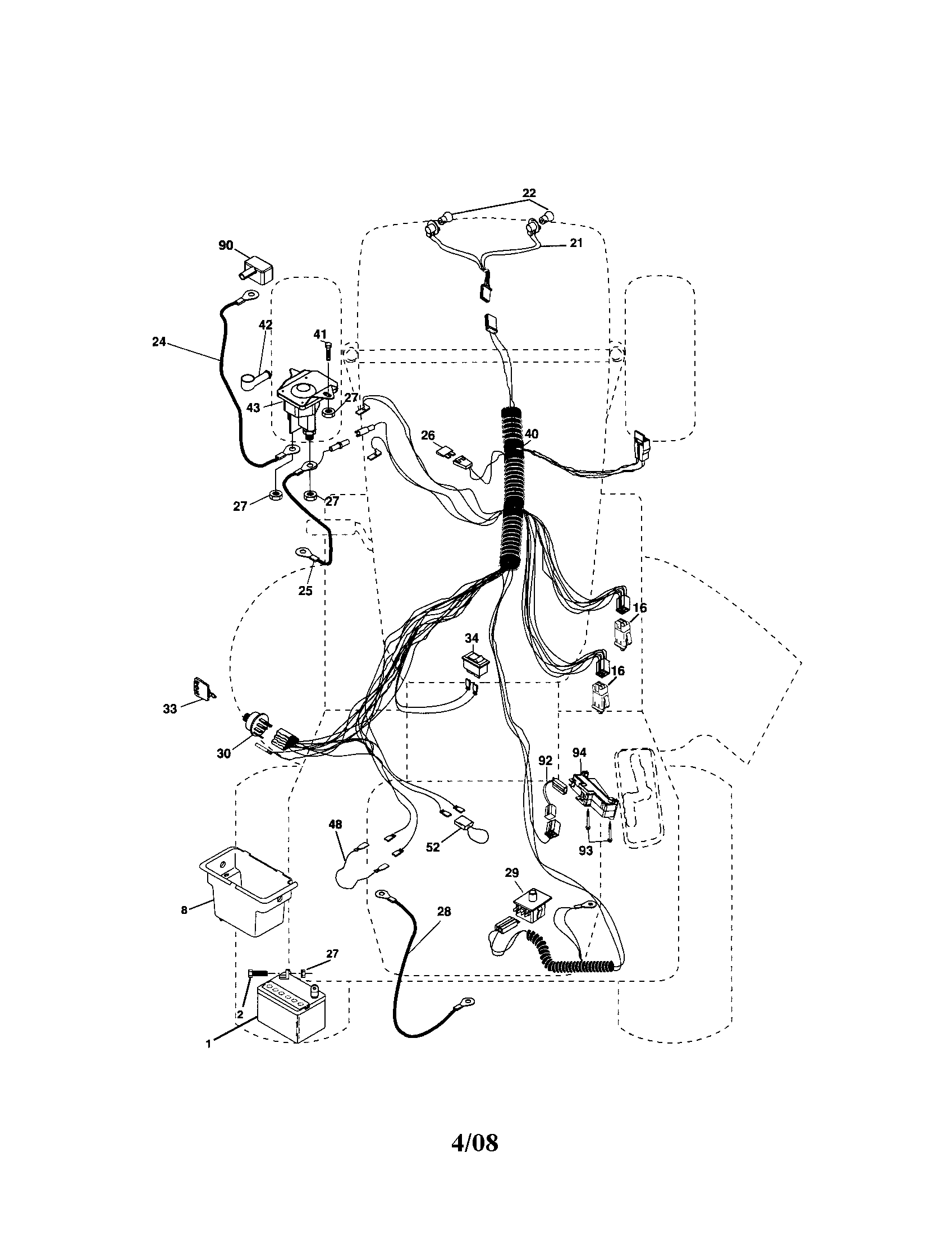 Craftsman 917287054 electrical diagram