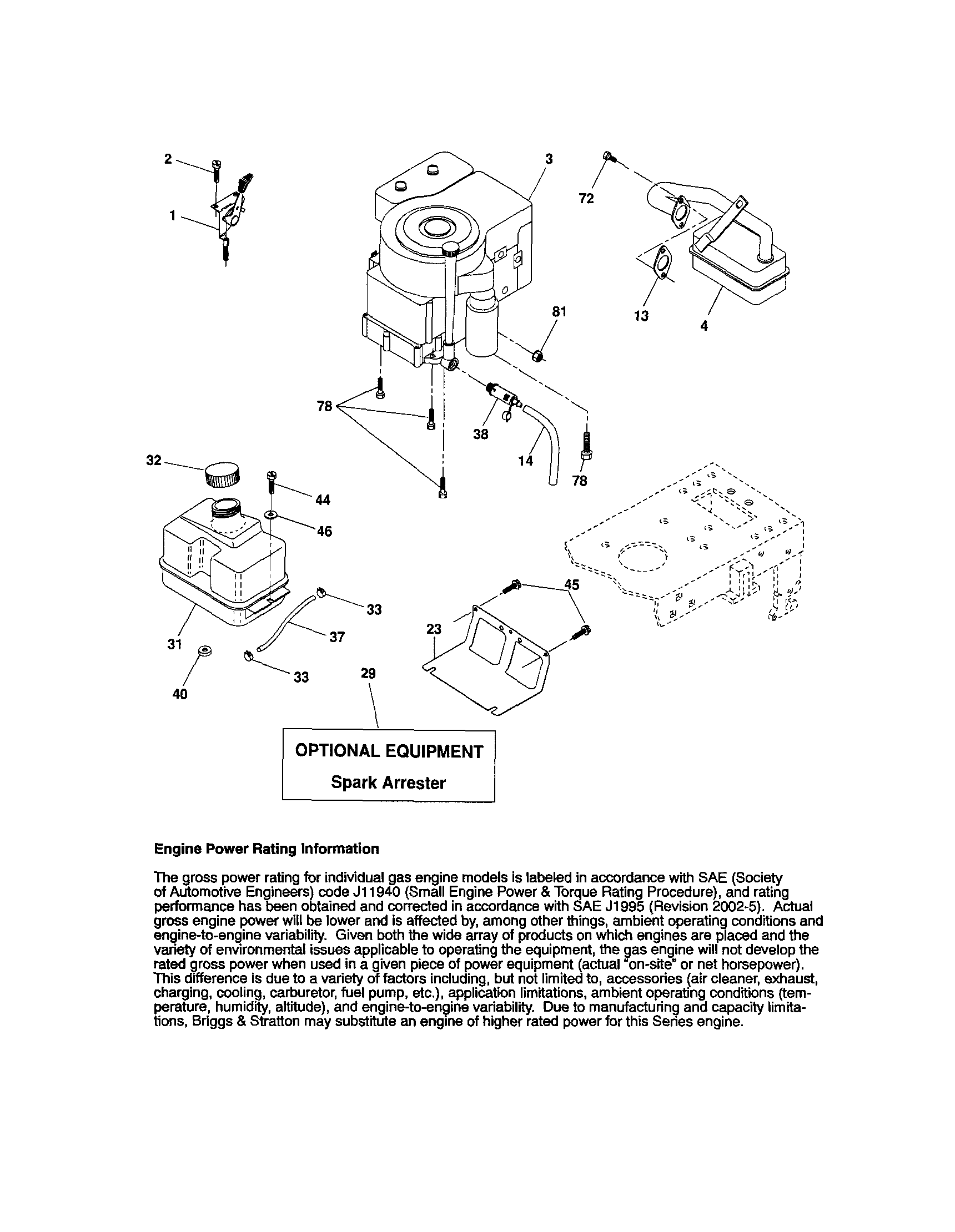 Craftsman 917287054 engine diagram