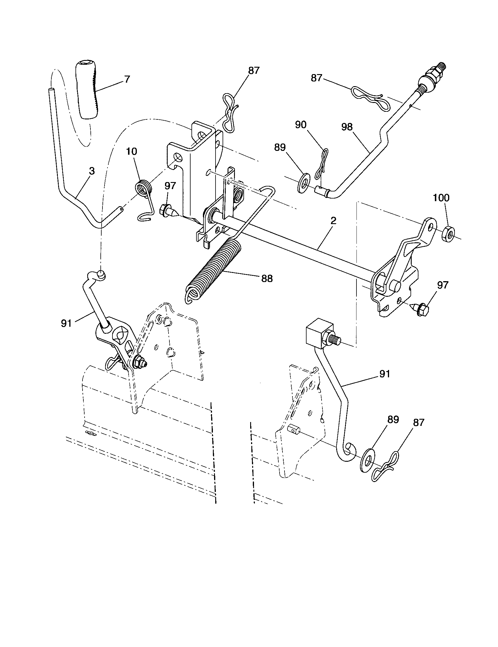 Craftsman 917253230 lift diagram