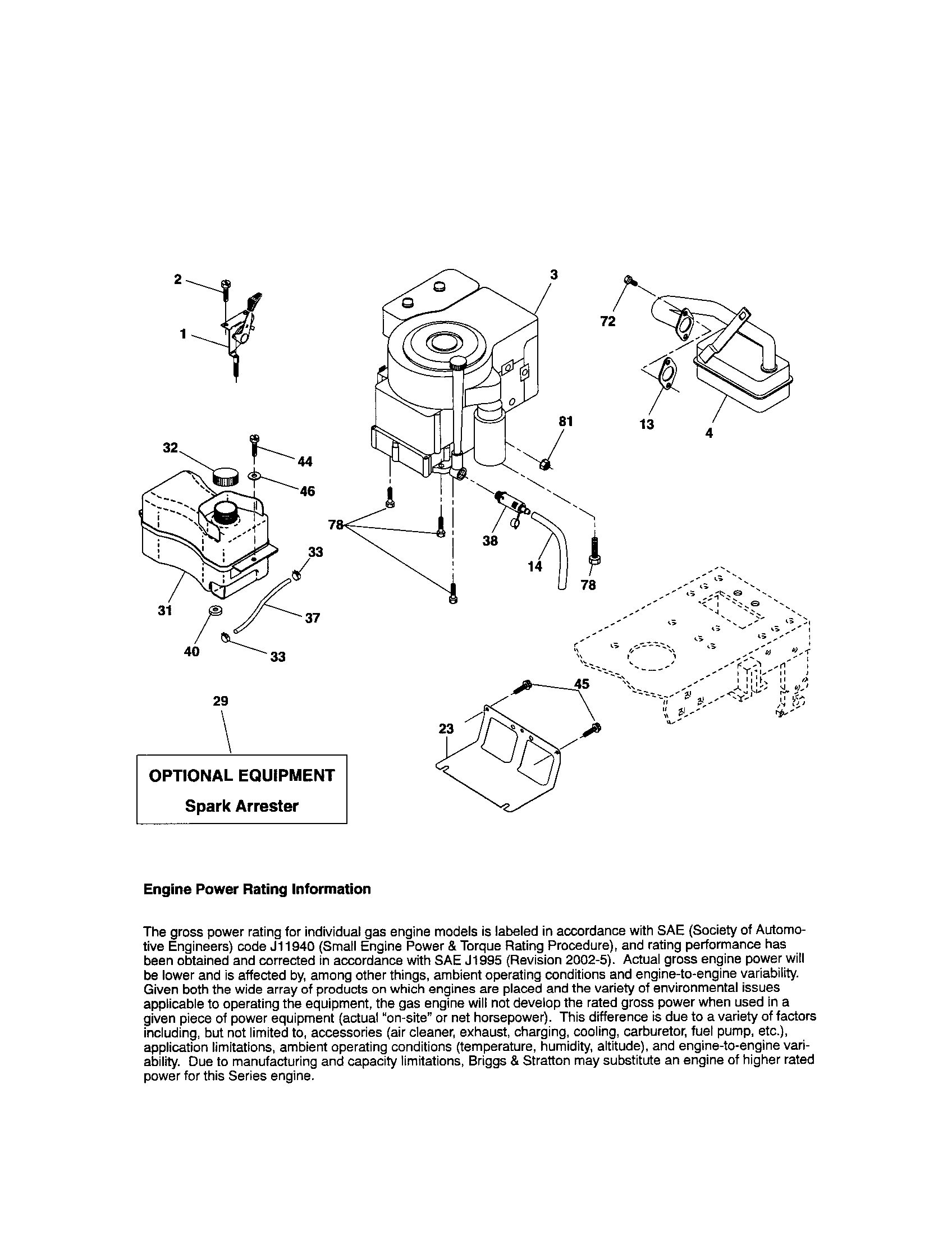 Craftsman 917288080 engine diagram