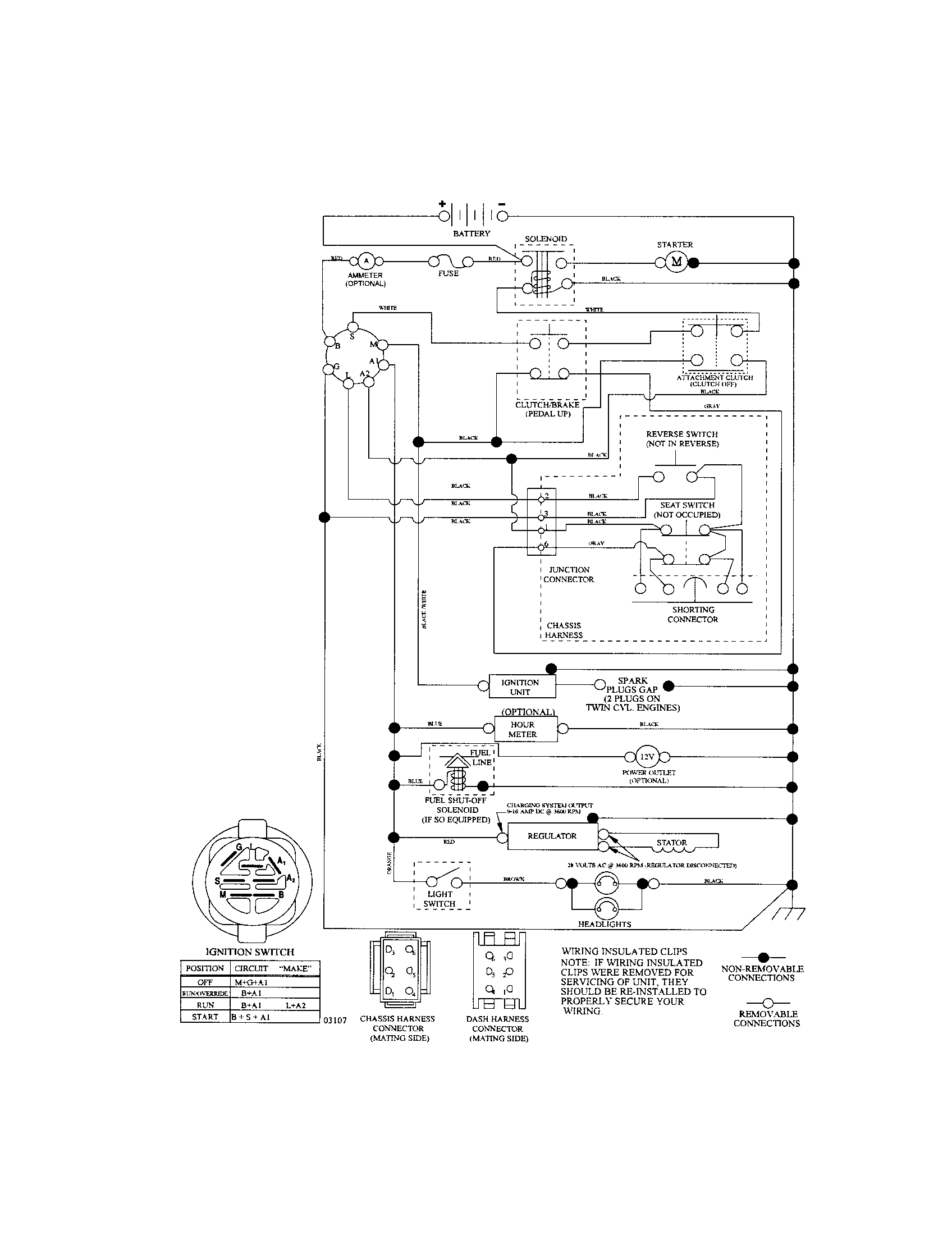 Craftsman 917288331 schematic diagram-tractor diagram