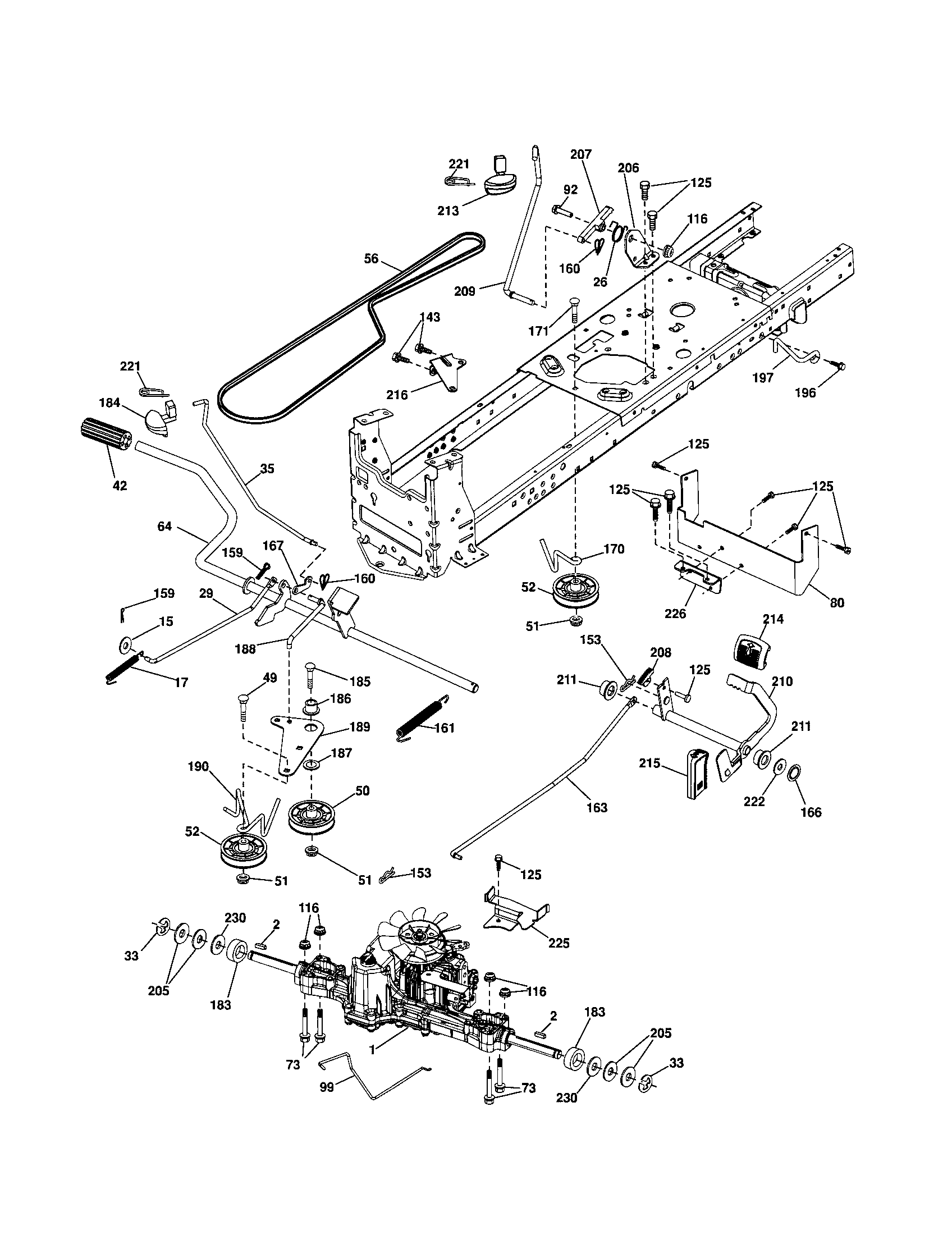 Craftsman 917257491 drive diagram