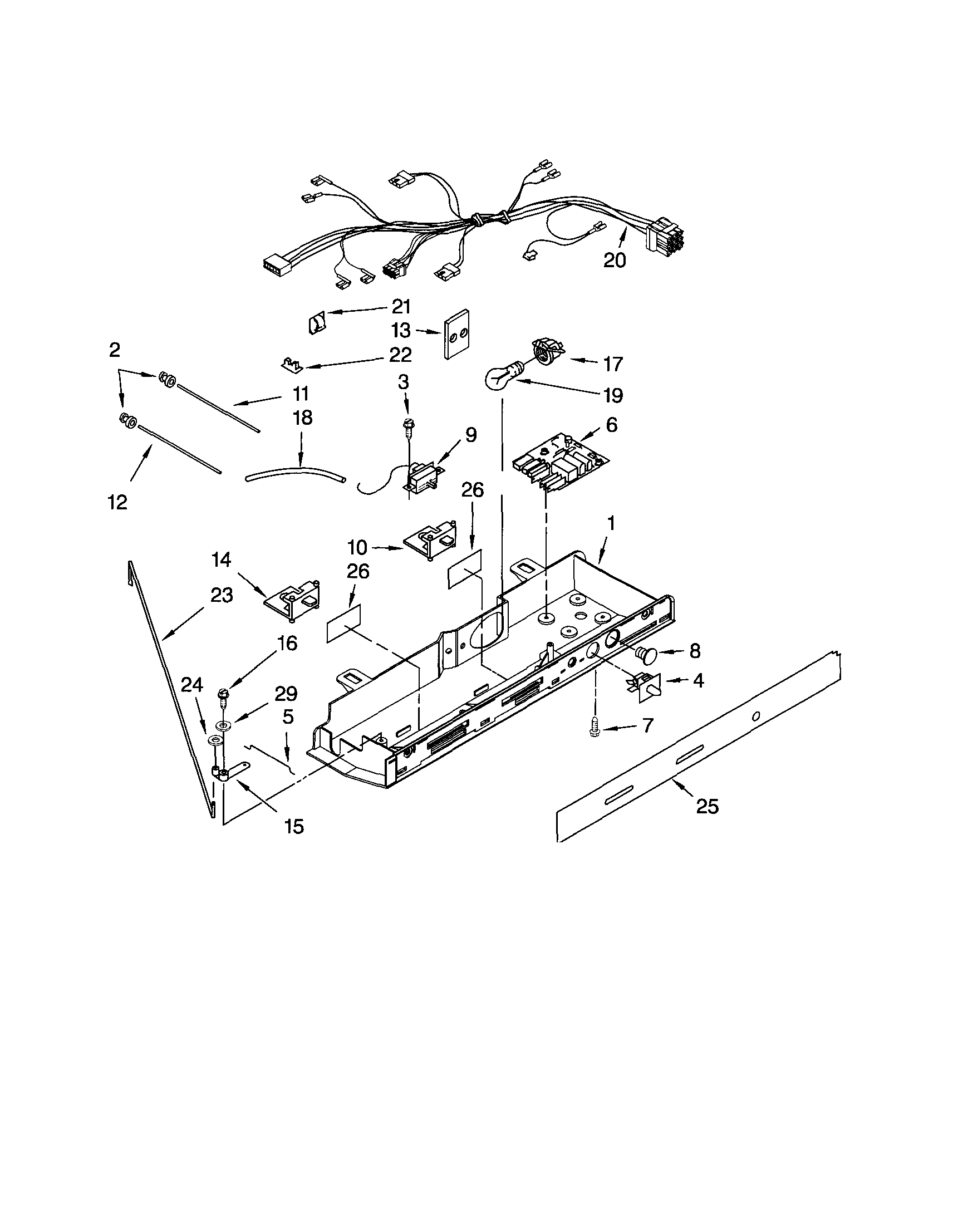 Kenmore 10656869601 control diagram