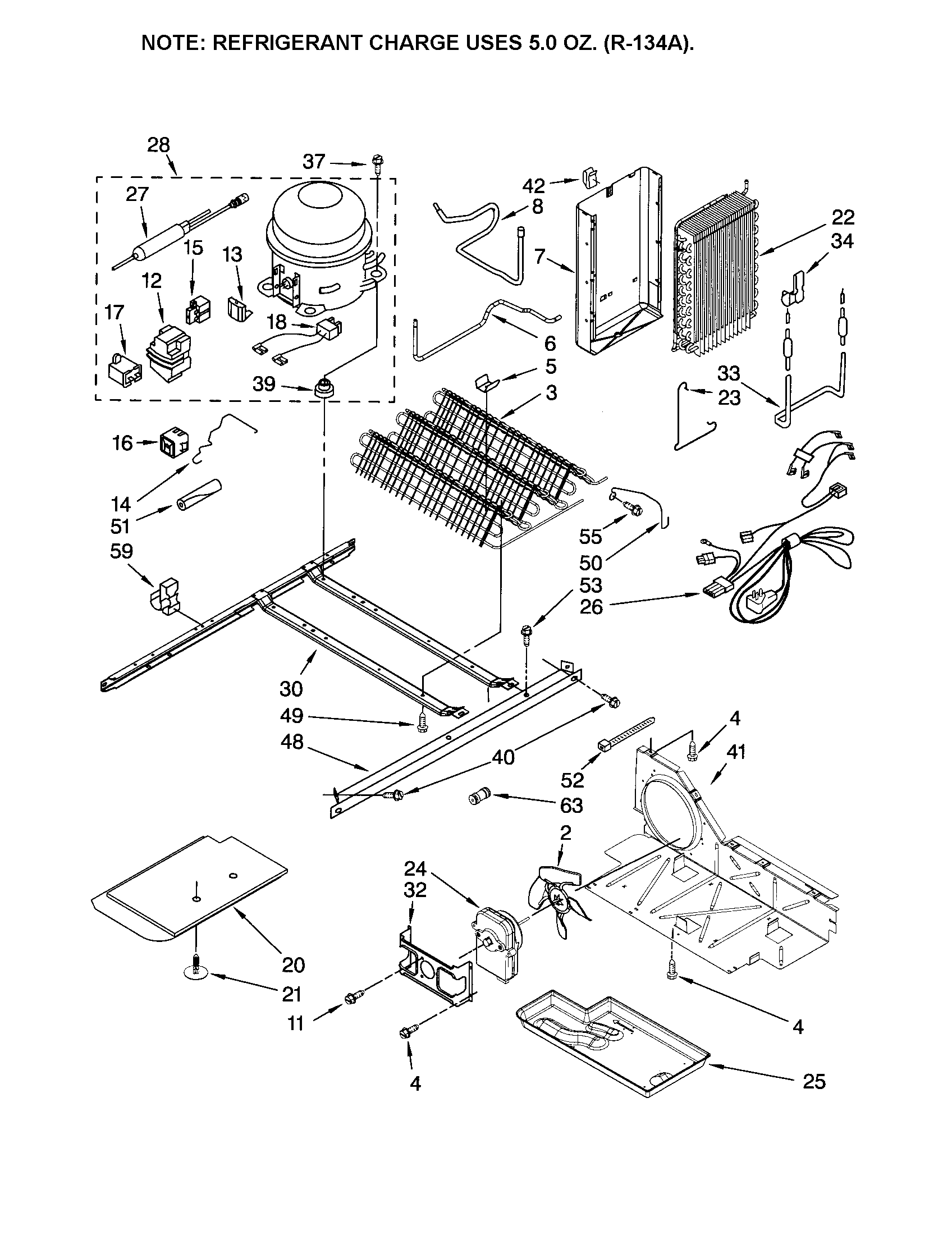 Kenmore 10656869601 unit diagram