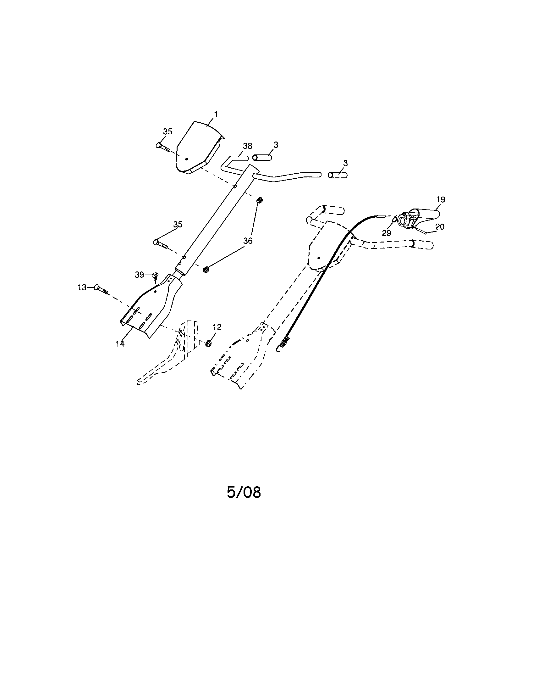 Craftsman 917299010 handles diagram