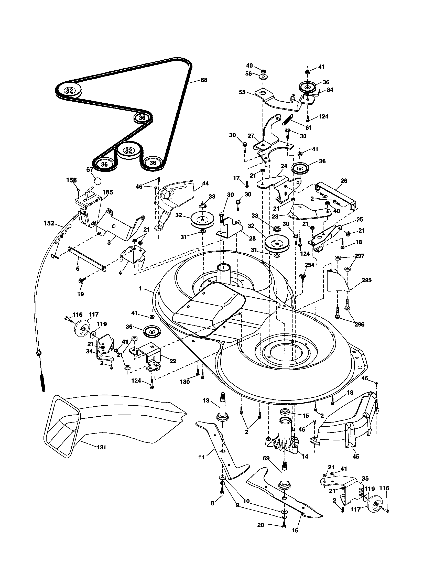 Craftsman 917256970 mower diagram