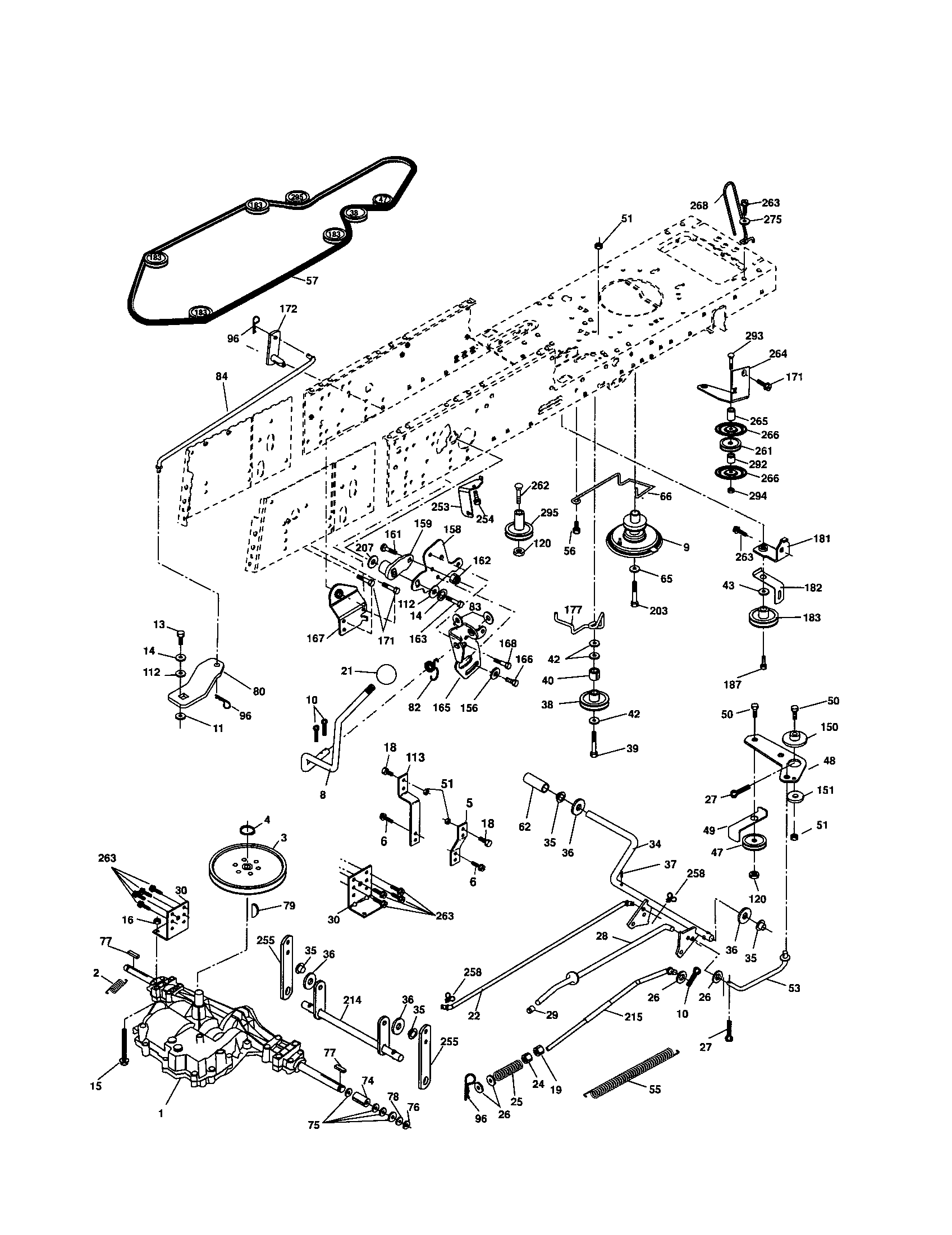 Craftsman 917256990 drive diagram
