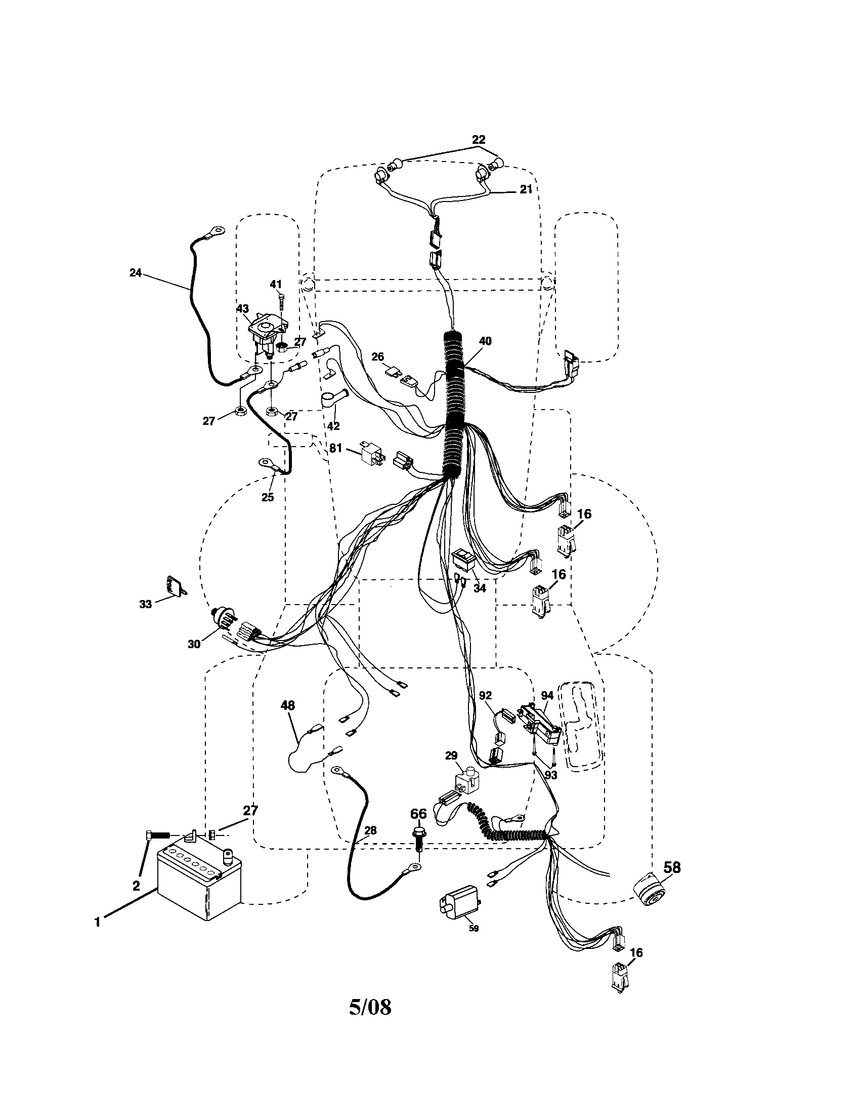 Craftsman 917257160 electrical diagram