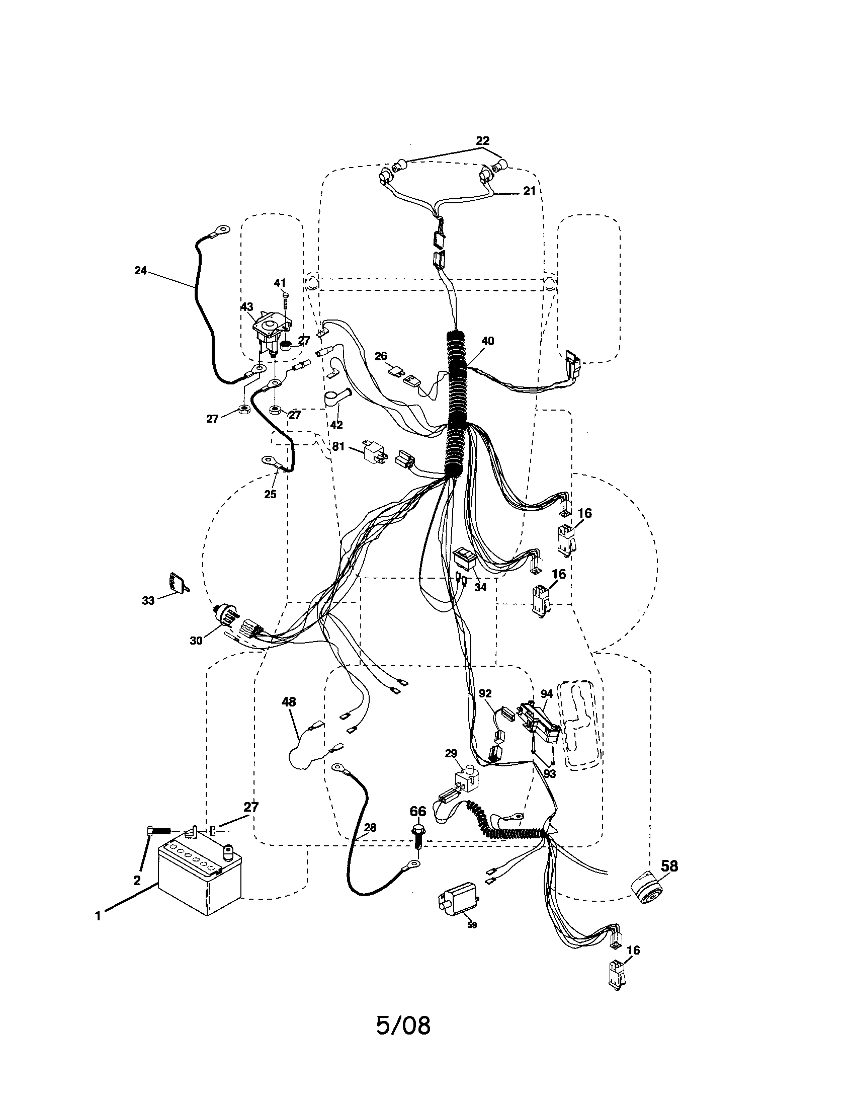 Craftsman 917257161 electrical diagram