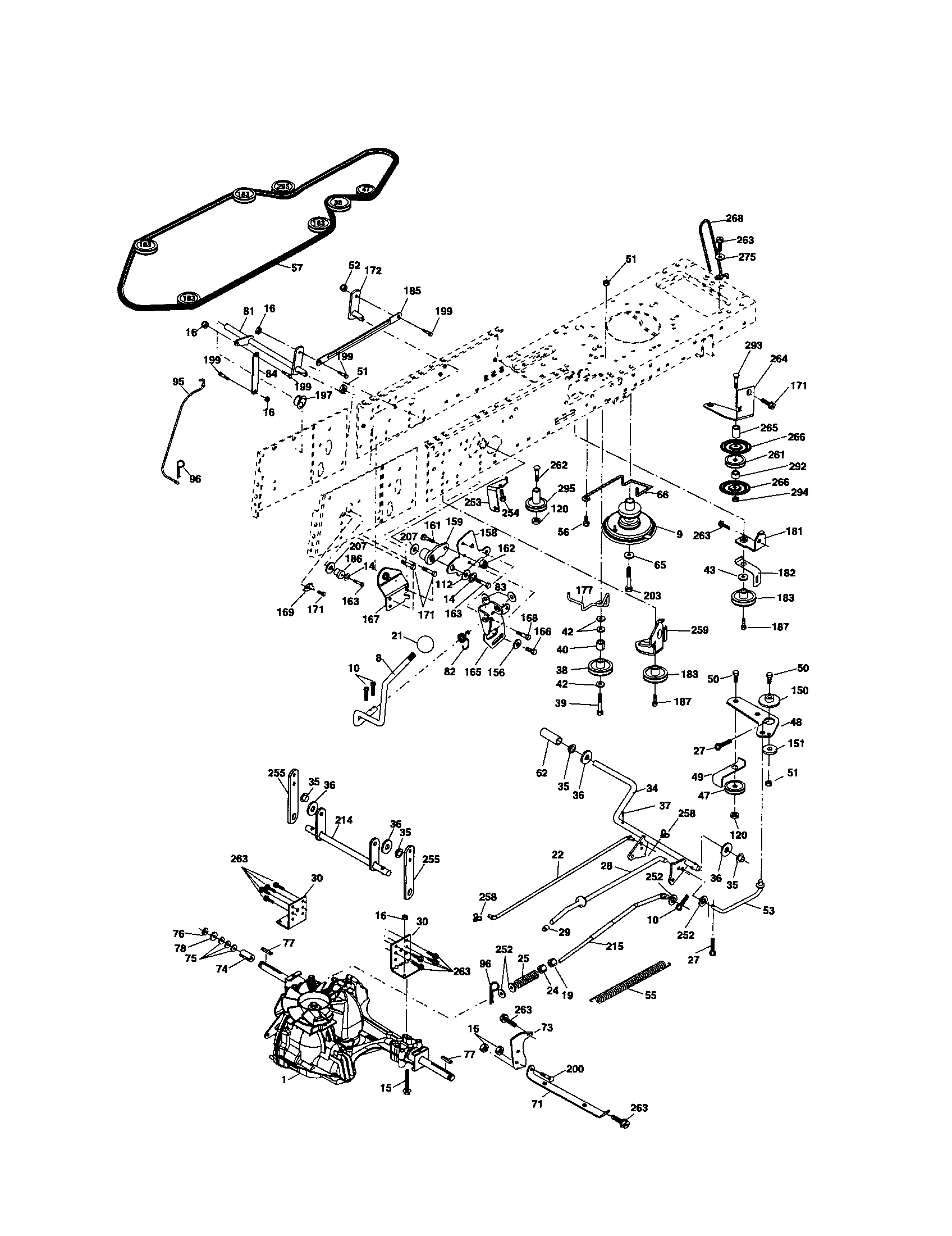 Craftsman 917257161 drive diagram