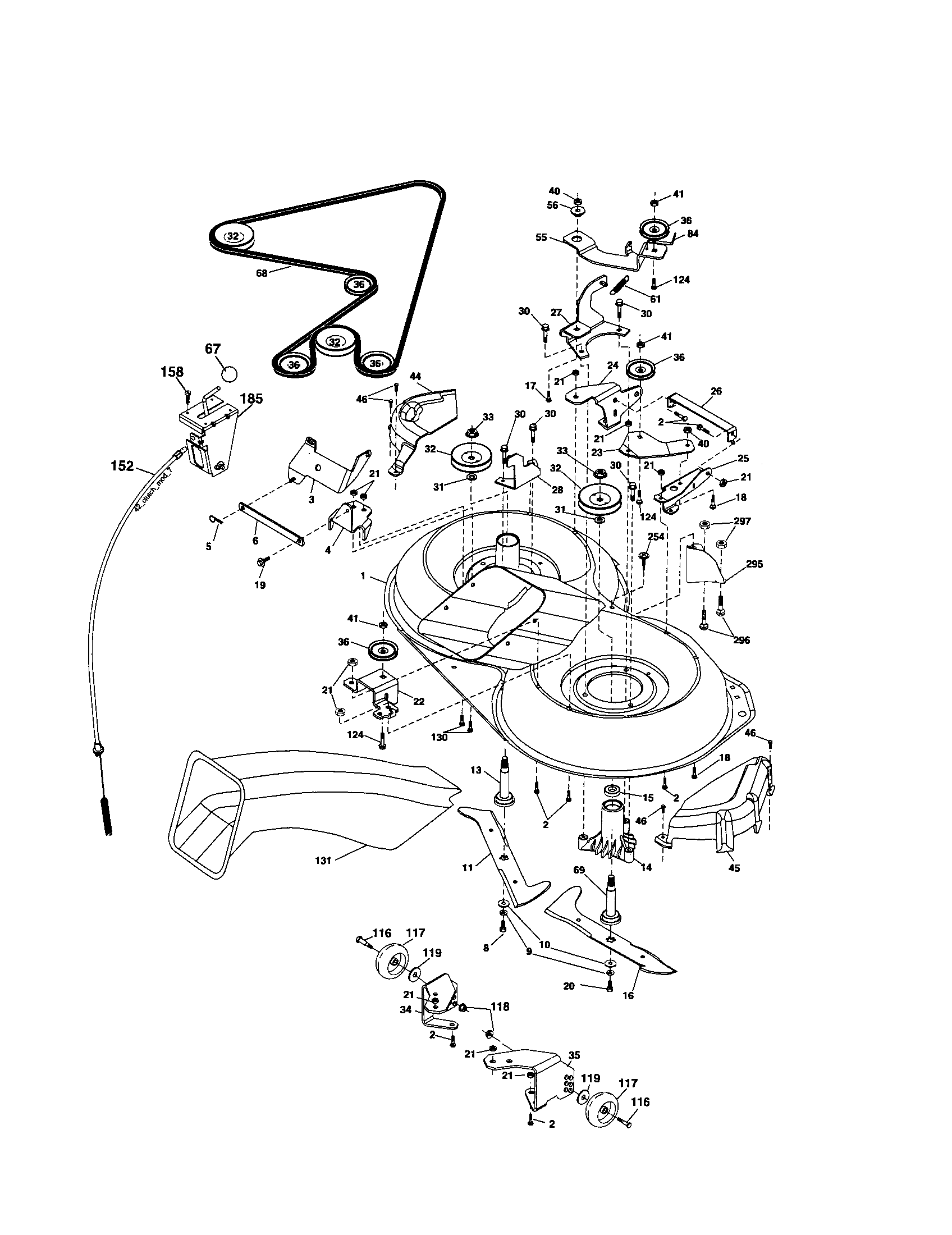 Craftsman 917257161 mower diagram