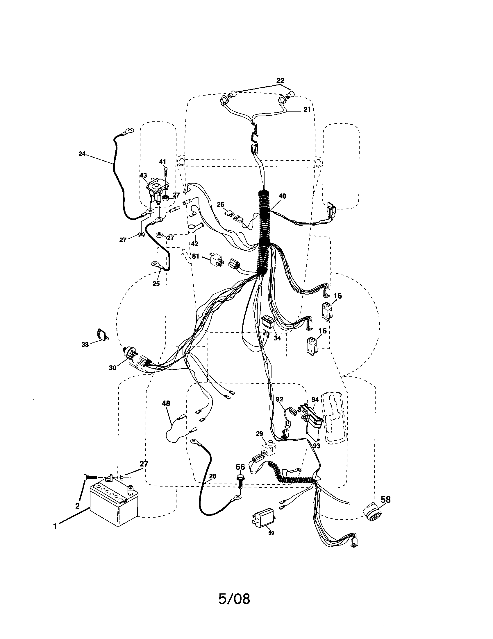 Craftsman 917257190 electrical diagram
