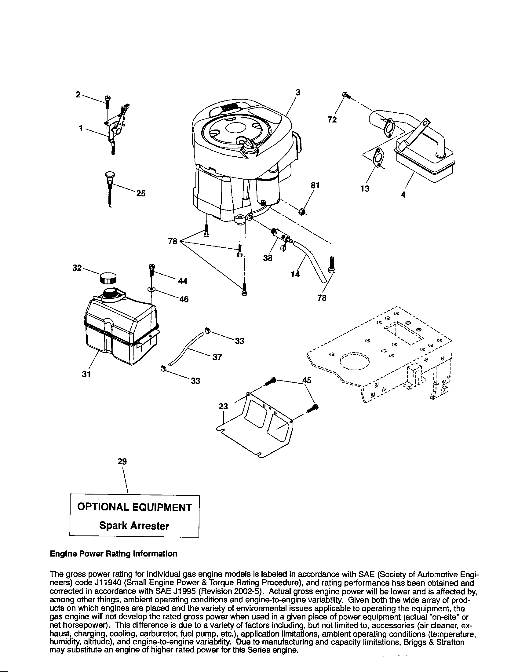Craftsman 917257190 engine diagram