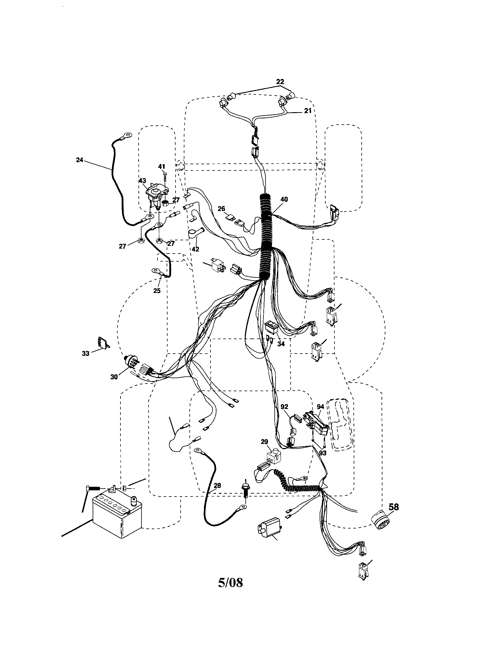 Craftsman 917257240 electrical diagram