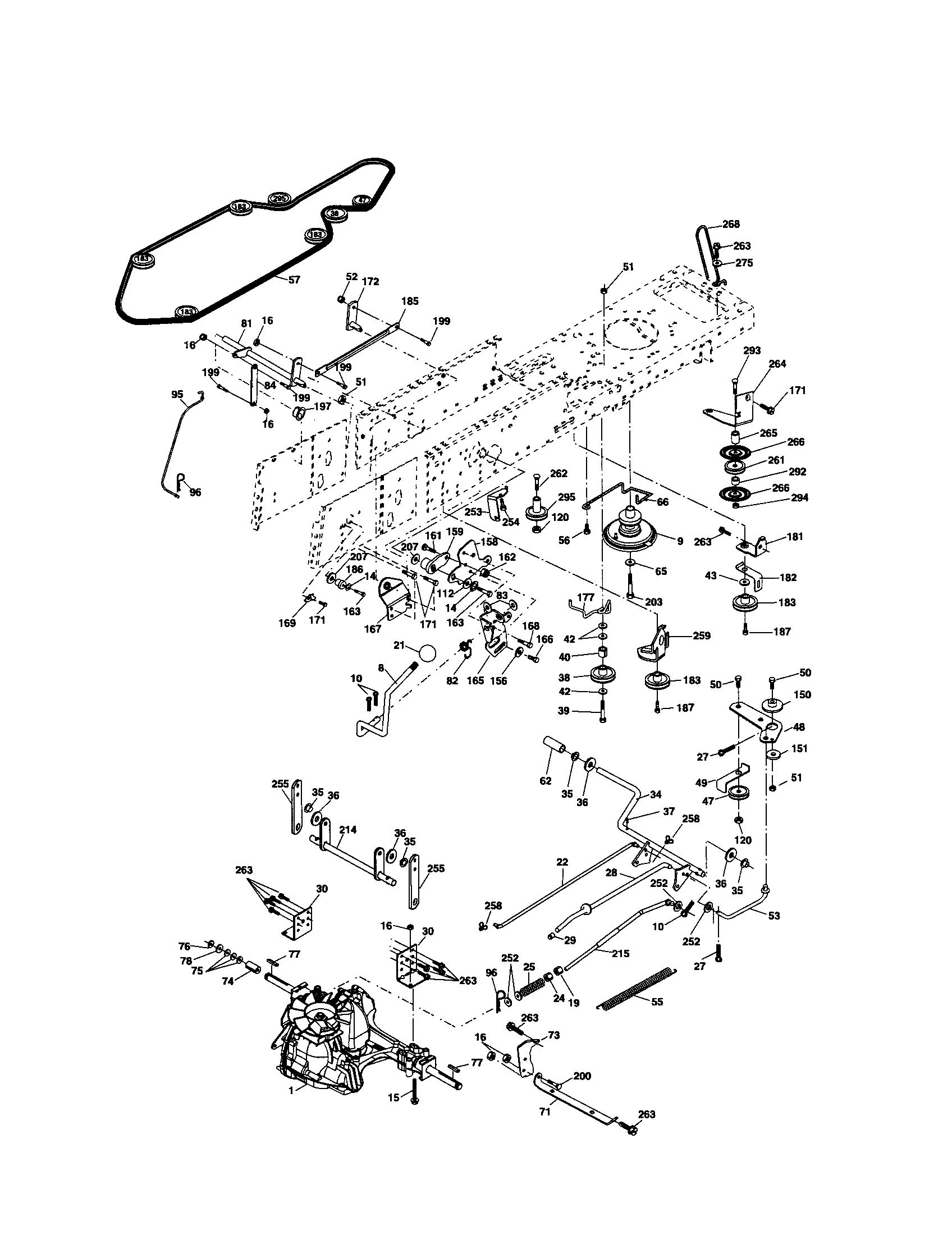 Craftsman 917257240 drive diagram
