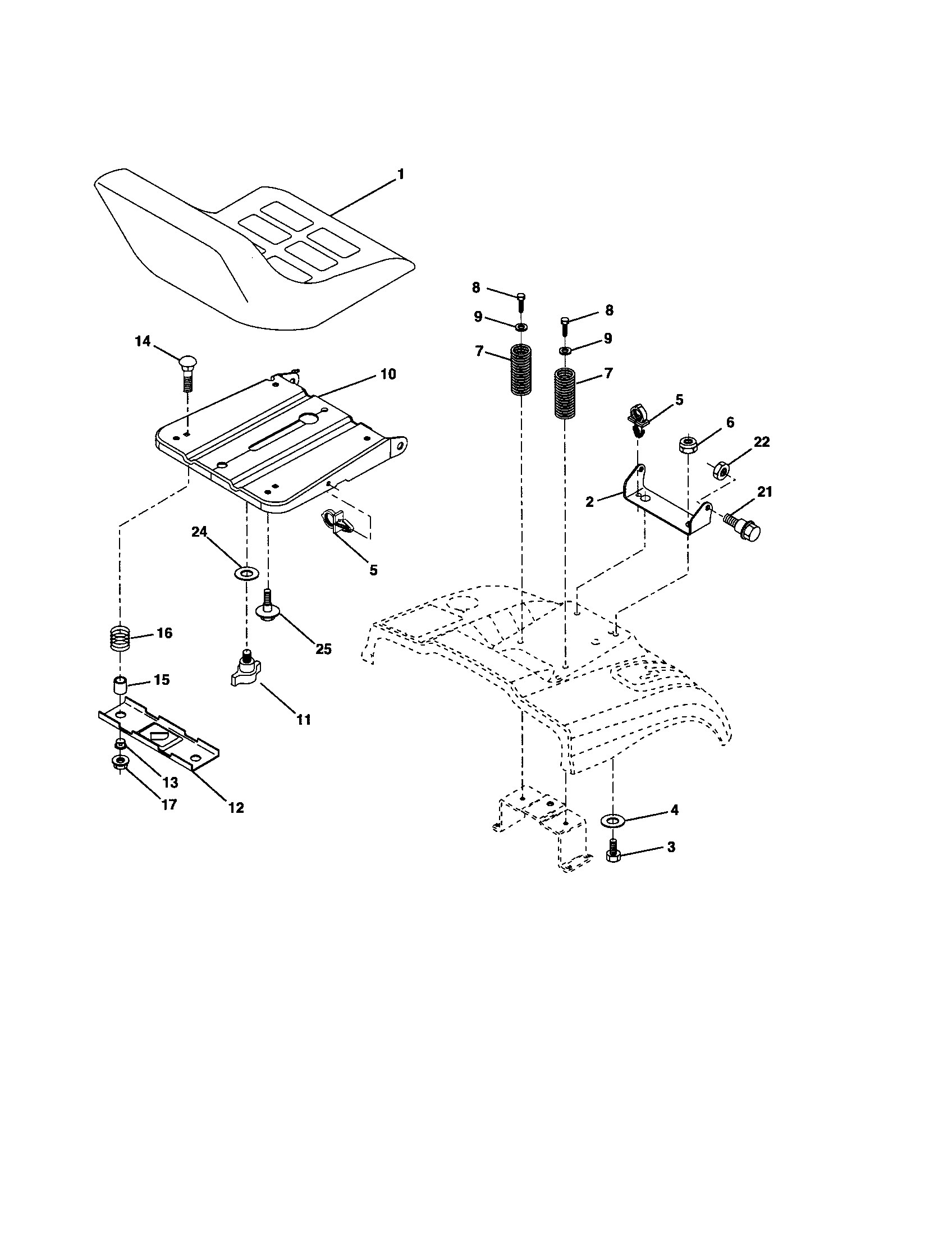 Craftsman 917257241 seat diagram