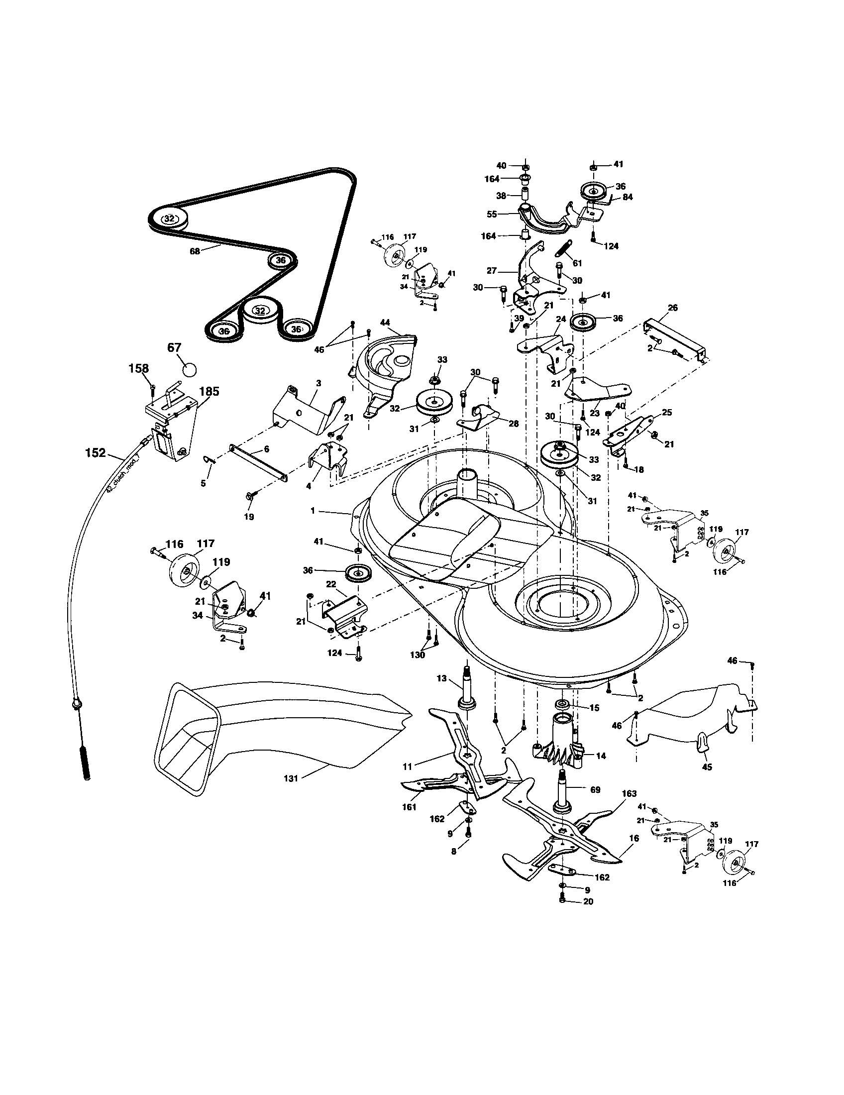 Craftsman 917257241 mower diagram