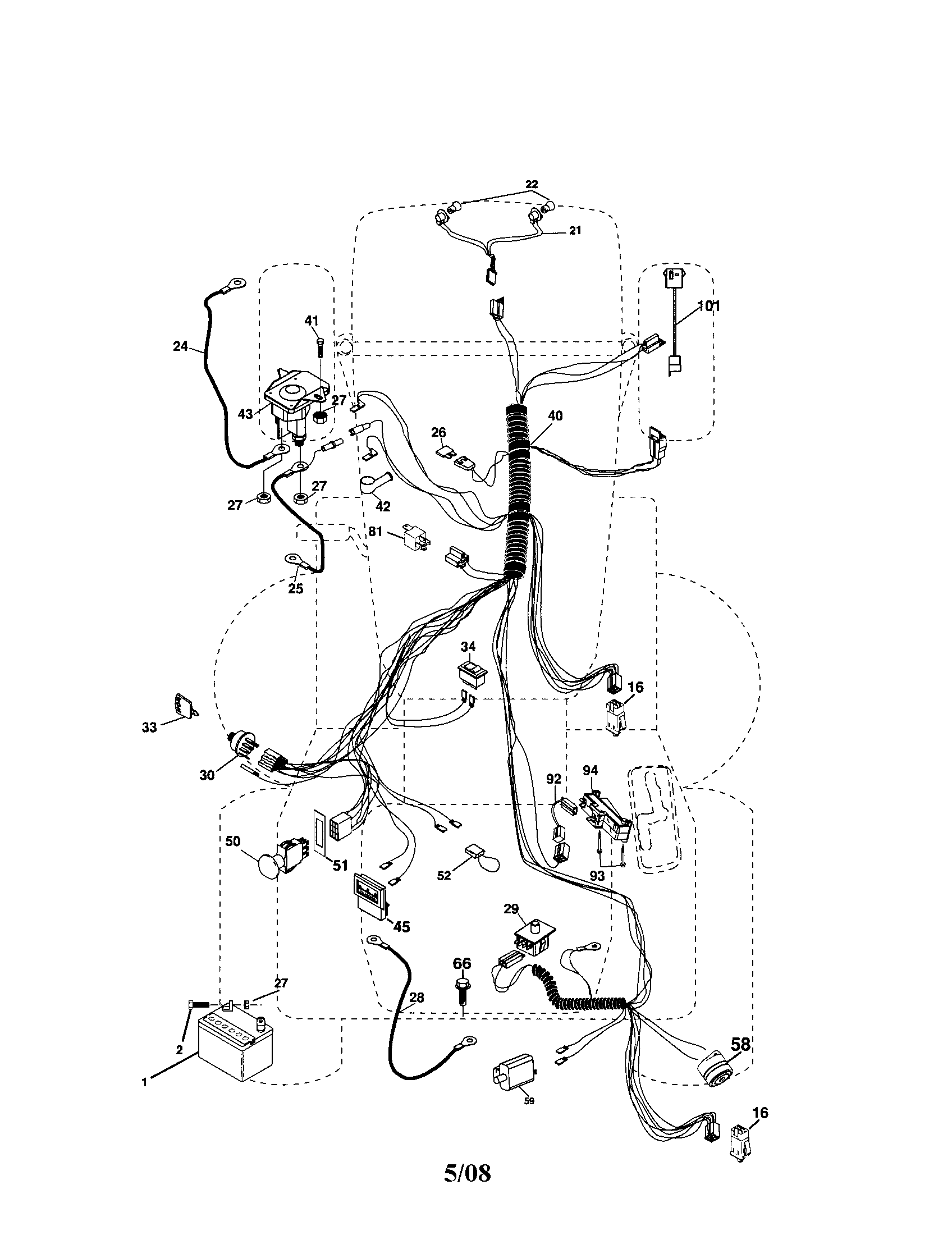 Craftsman 917257250 electrical diagram
