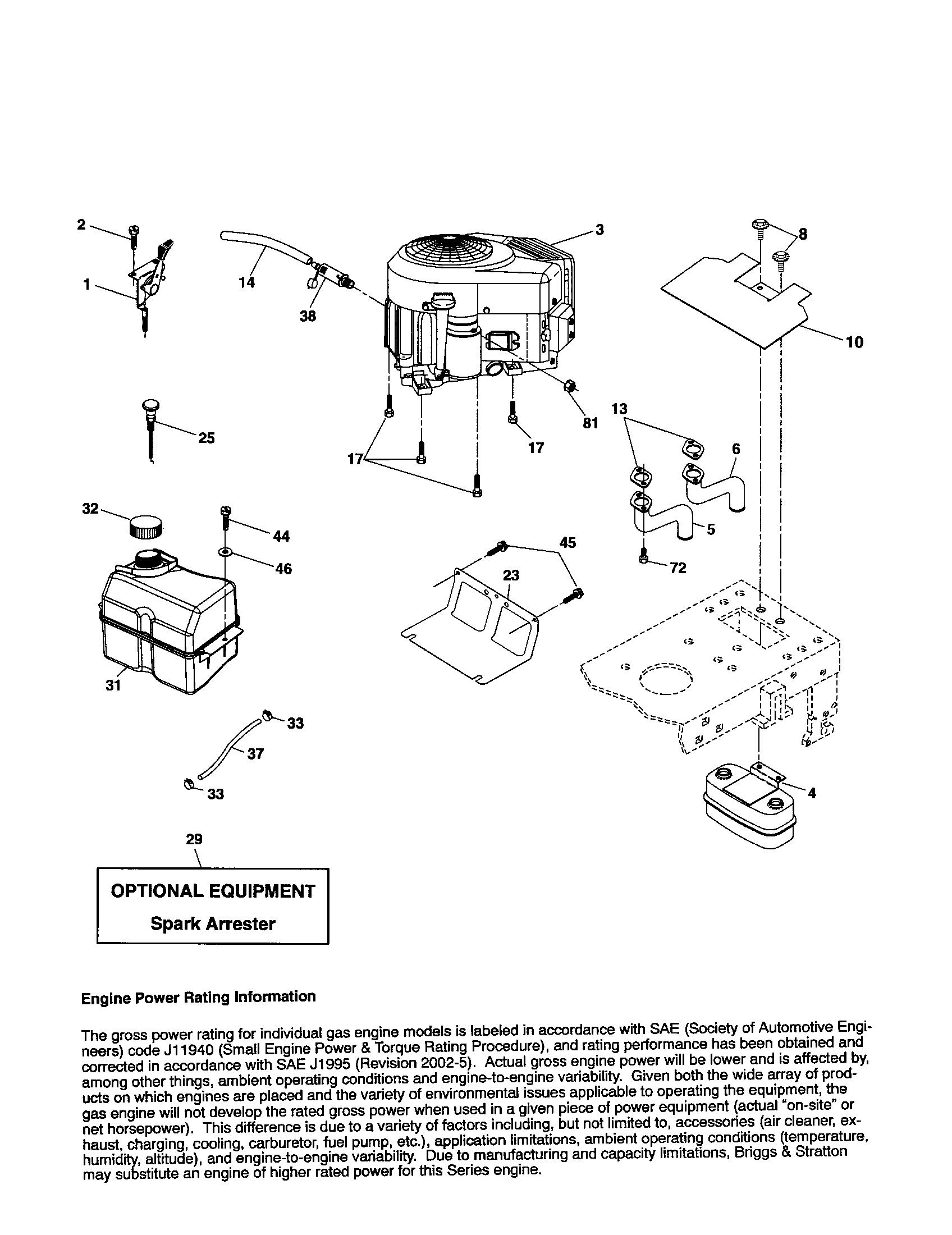 Craftsman 917257250 engine diagram