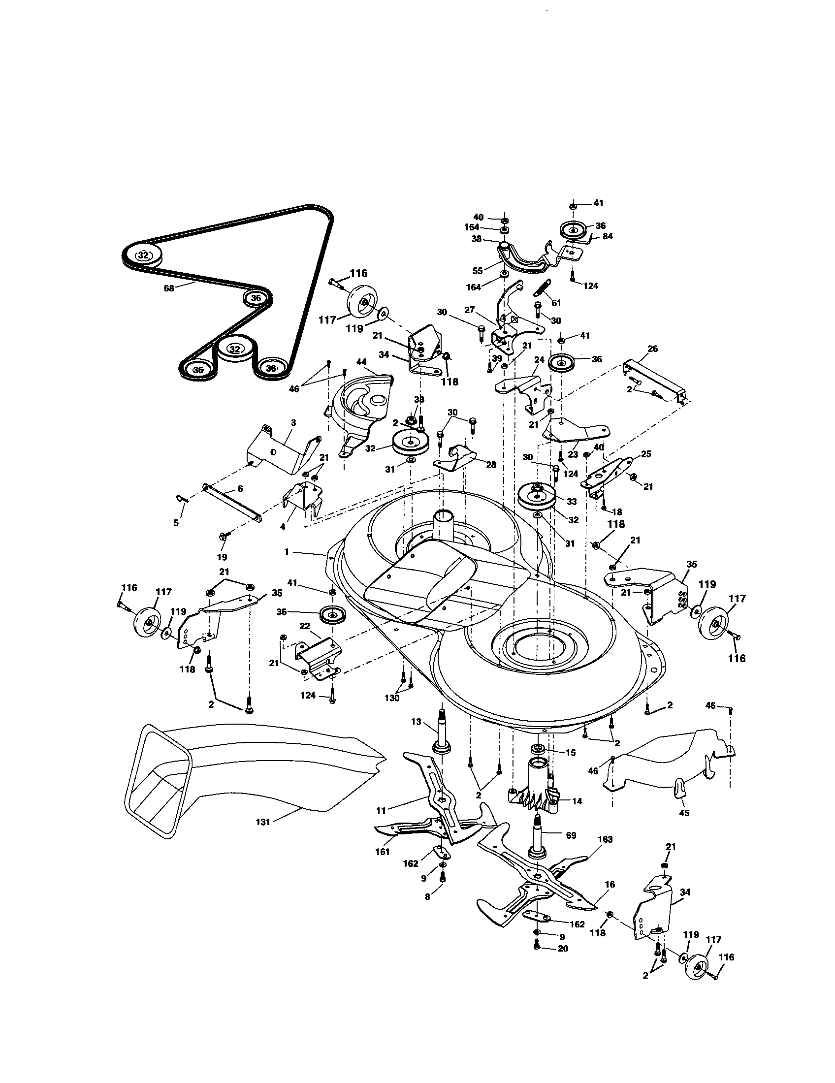 Craftsman 917257250 mower diagram