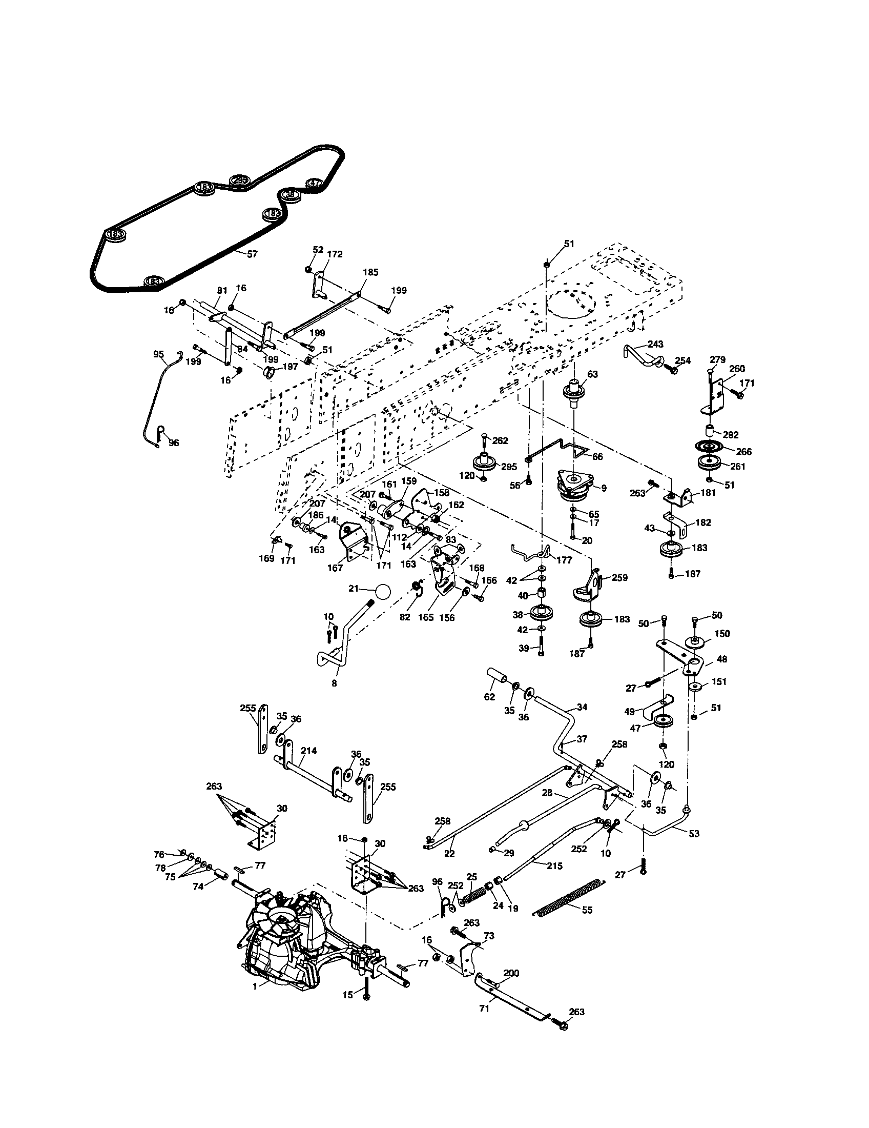 Craftsman 917257251 drive diagram