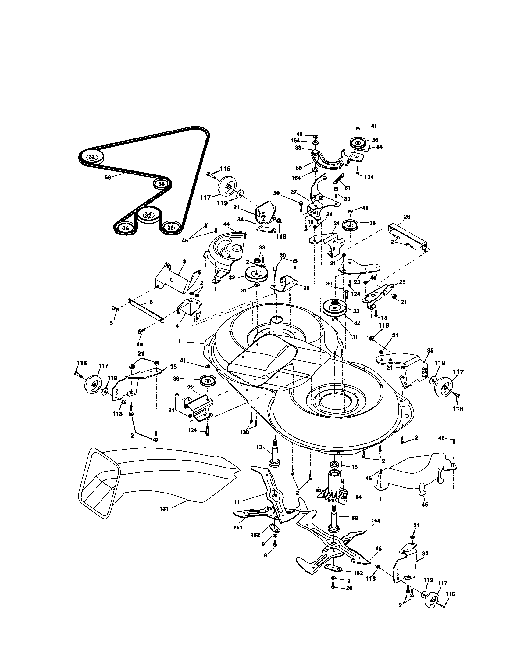 Craftsman 917257251 mower diagram