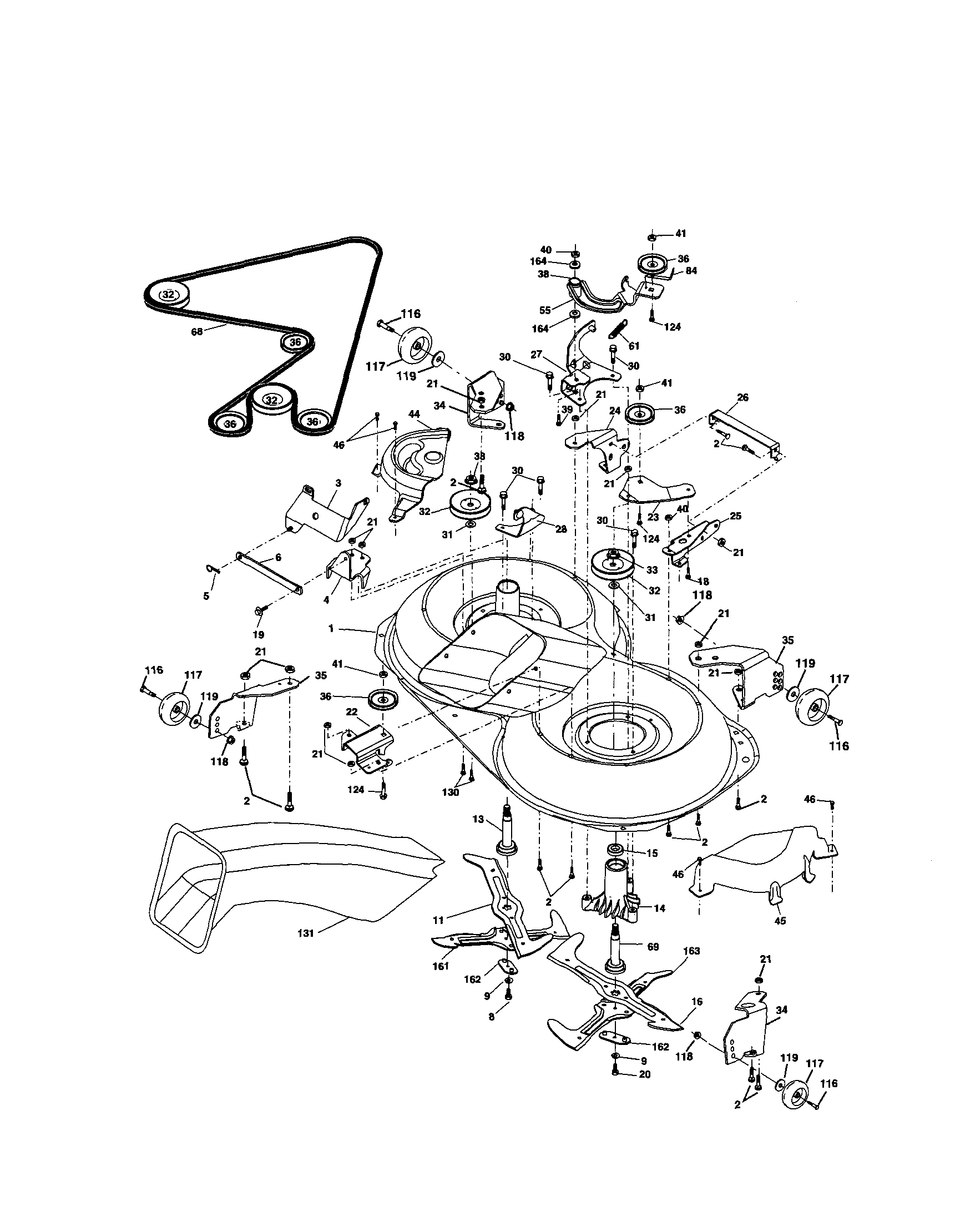 Craftsman 917257252 mower diagram