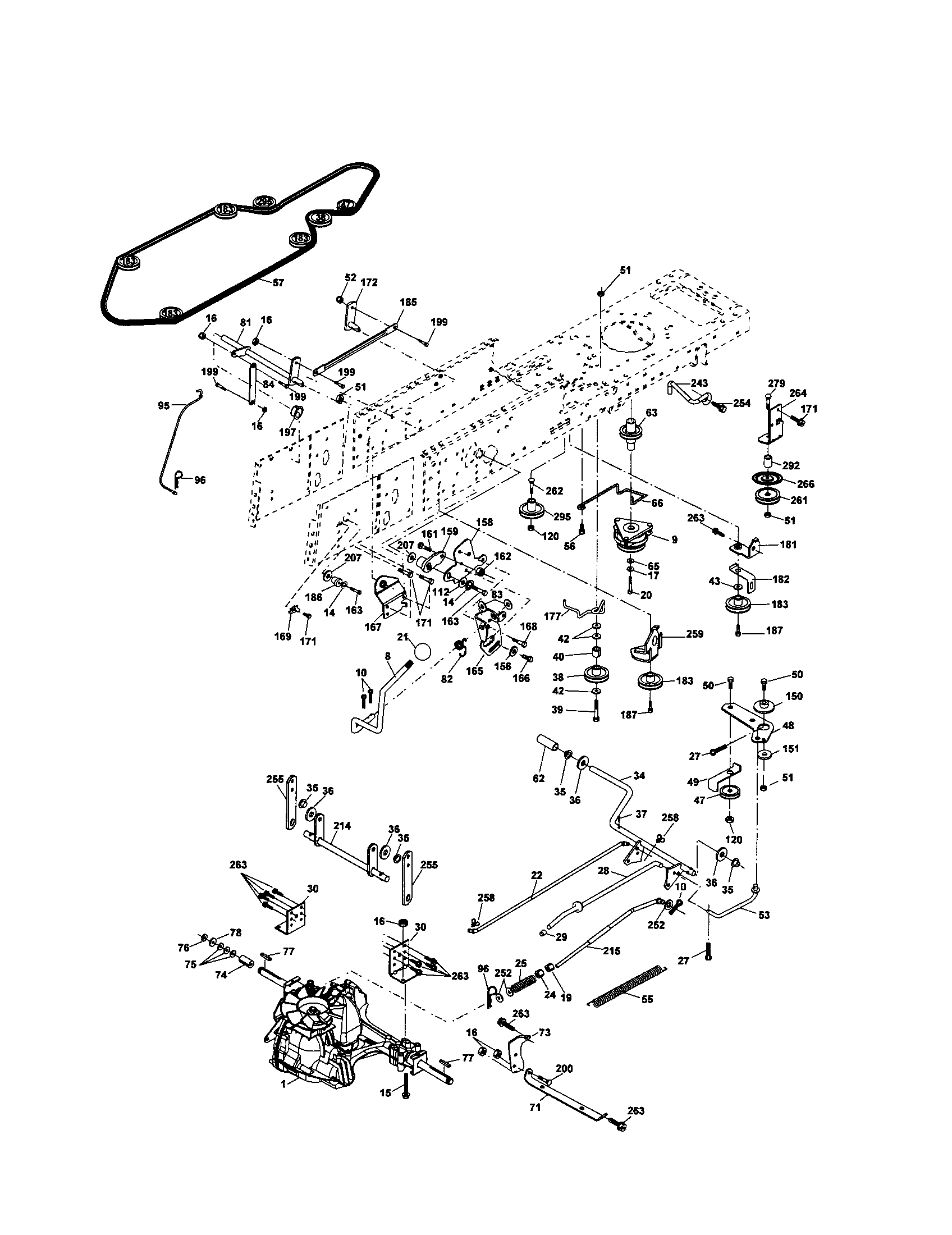 Craftsman 917257261 drive diagram