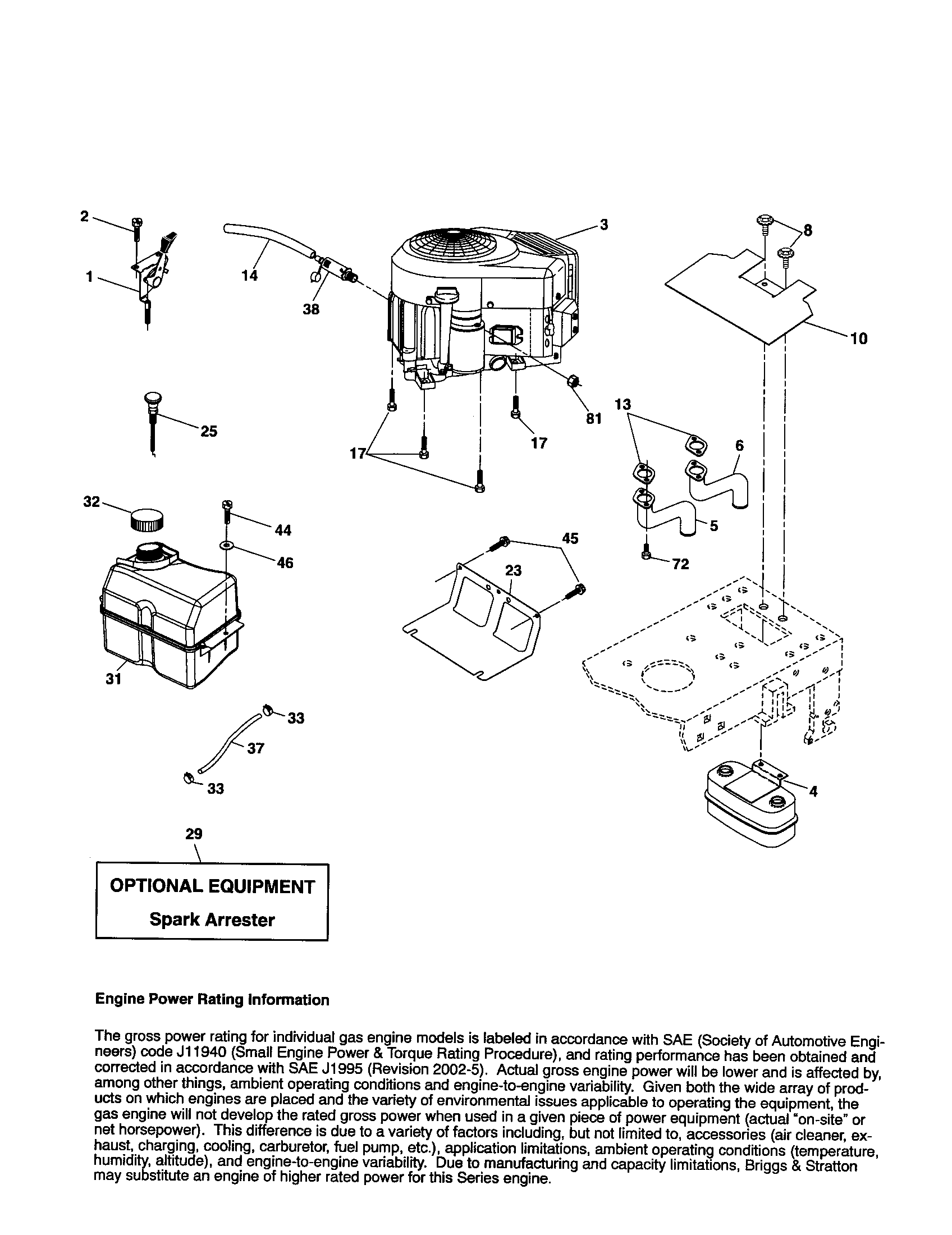 Craftsman 917257261 engine diagram