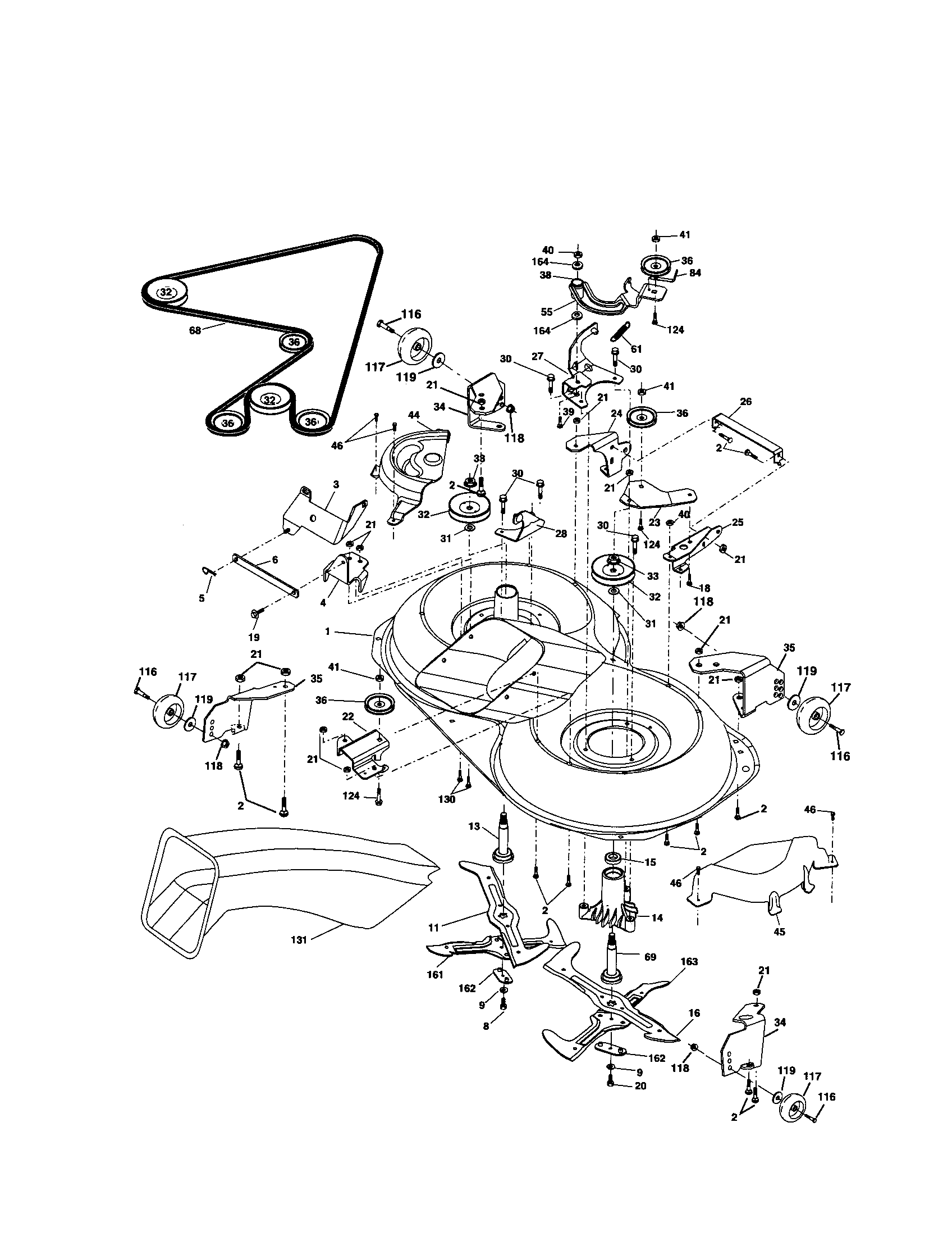Craftsman 917257261 mower diagram