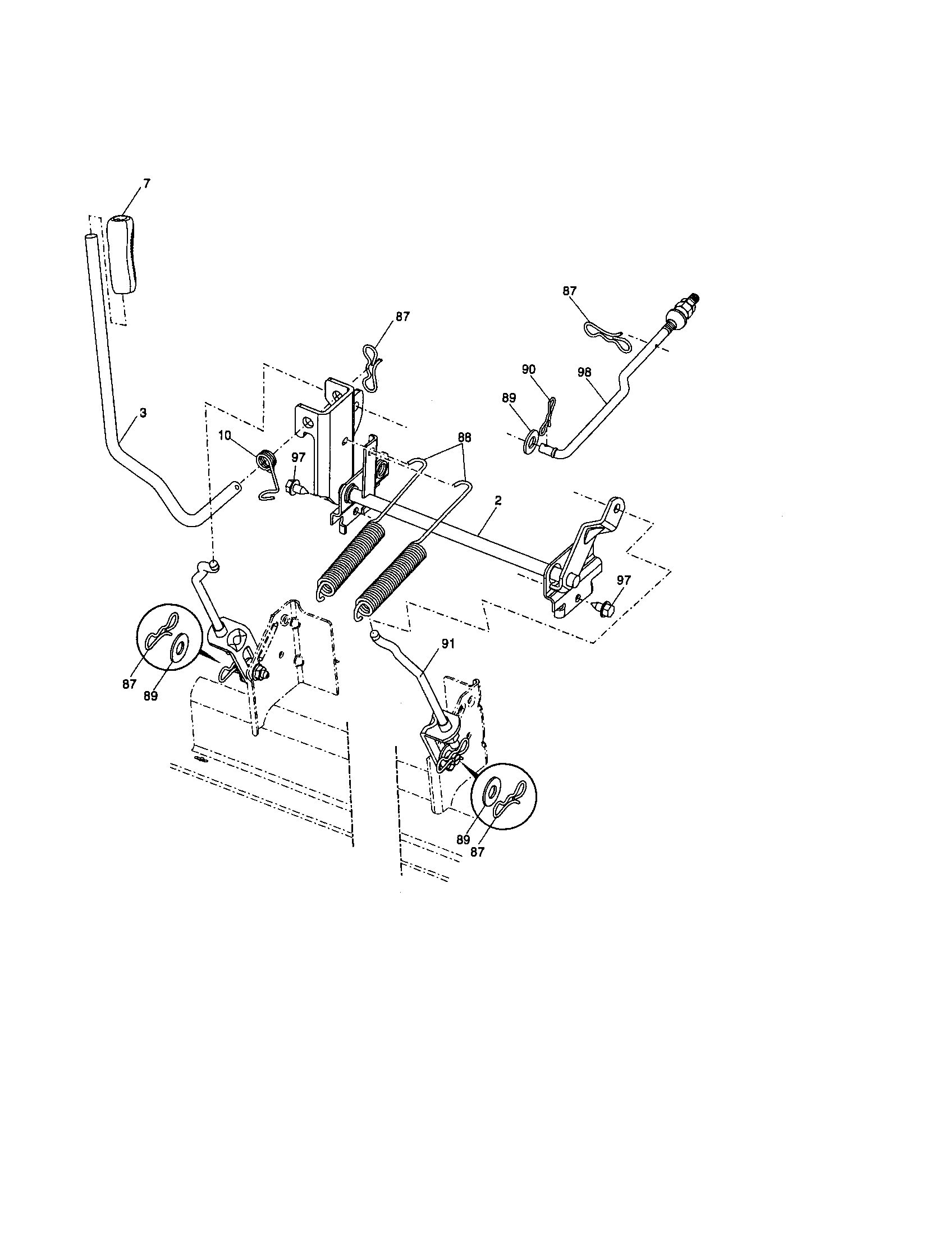 Craftsman 917286900 lift diagram