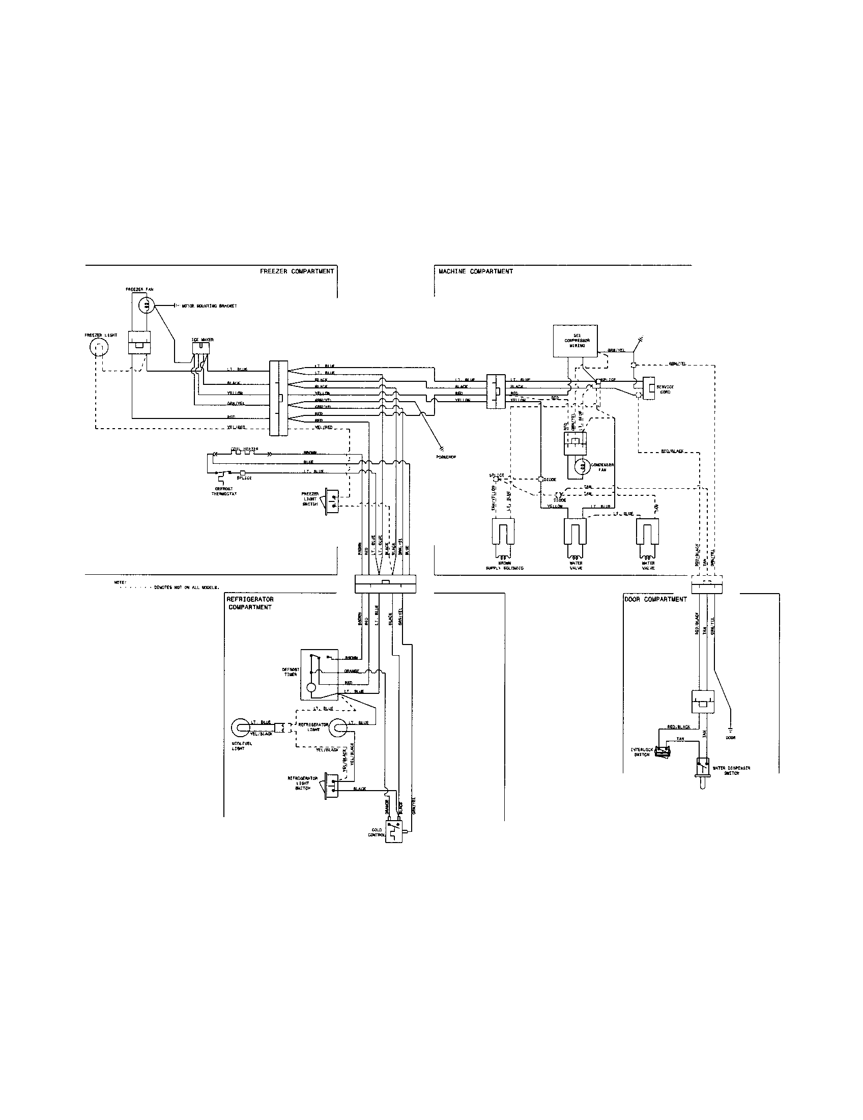 Frigidaire GLHT184TJS1 wiring diagram diagram