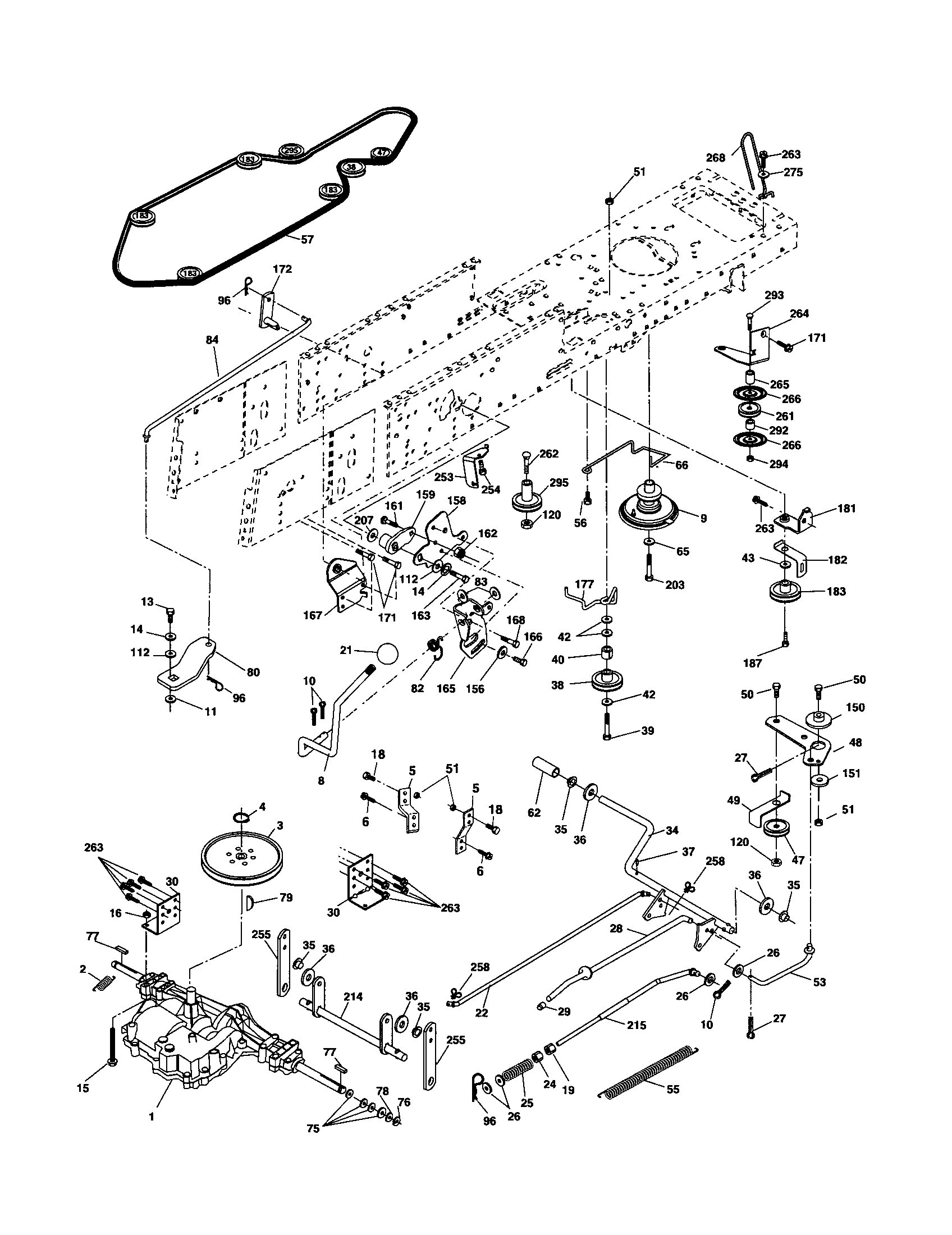 Craftsman 917253120 drive diagram