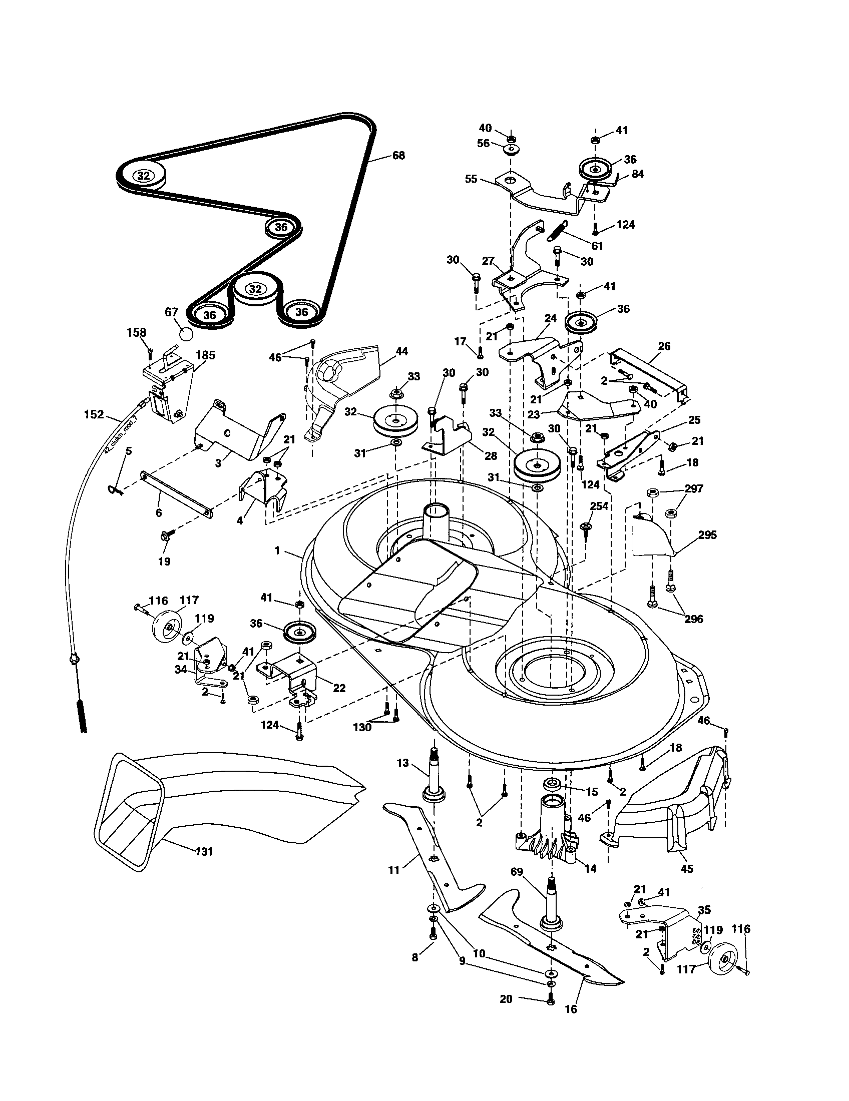 Craftsman 917253120 mower diagram