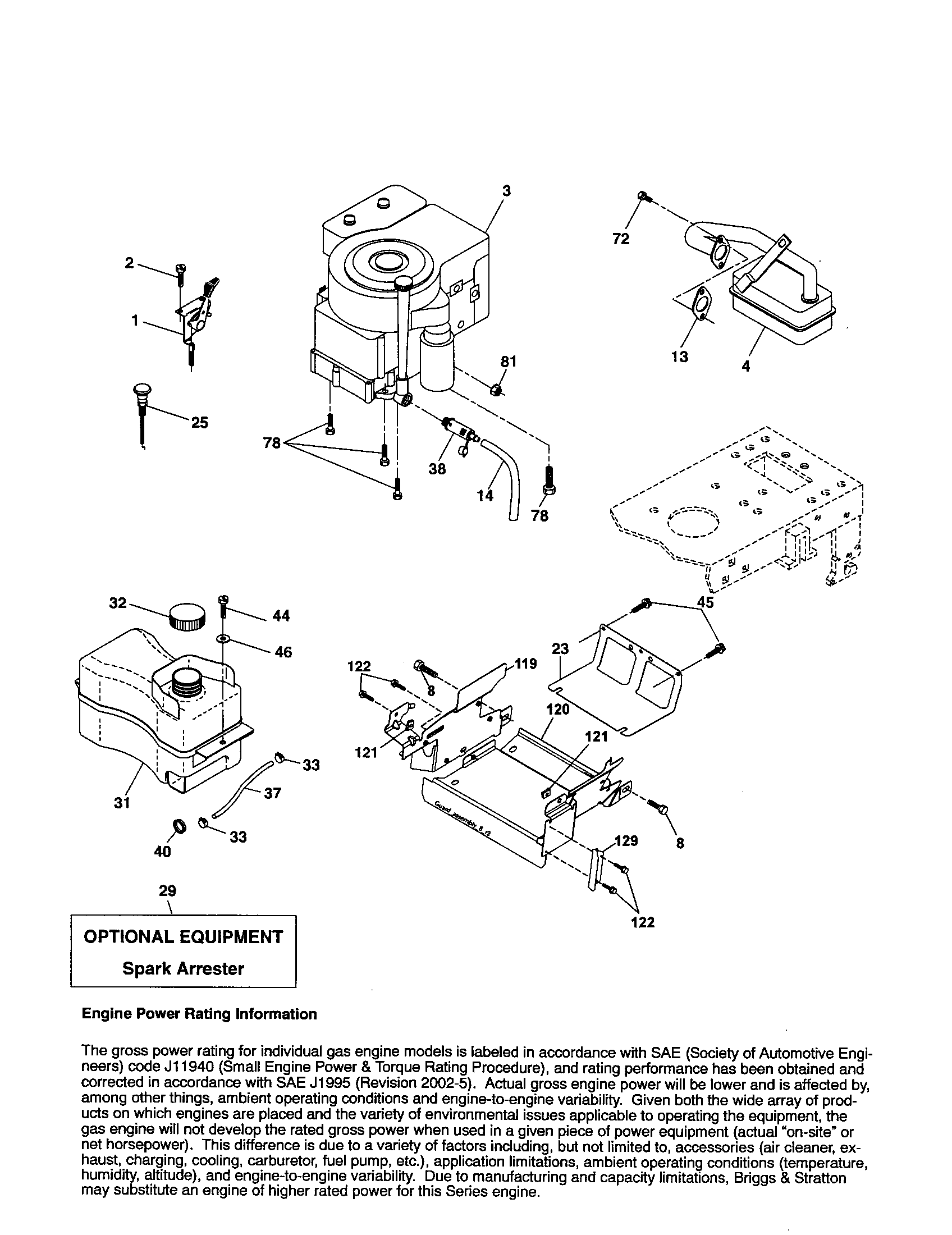 Craftsman 917253100 engine diagram