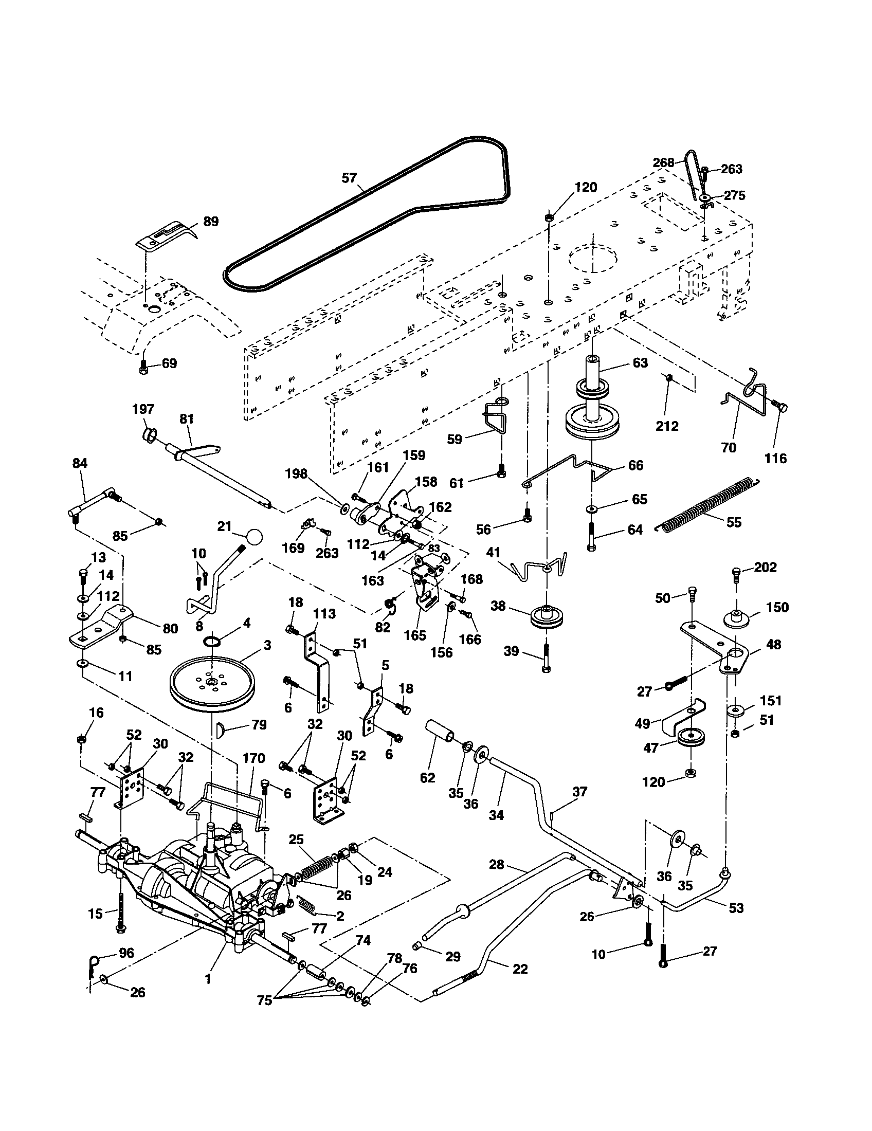 Craftsman 917256330 ground drive diagram