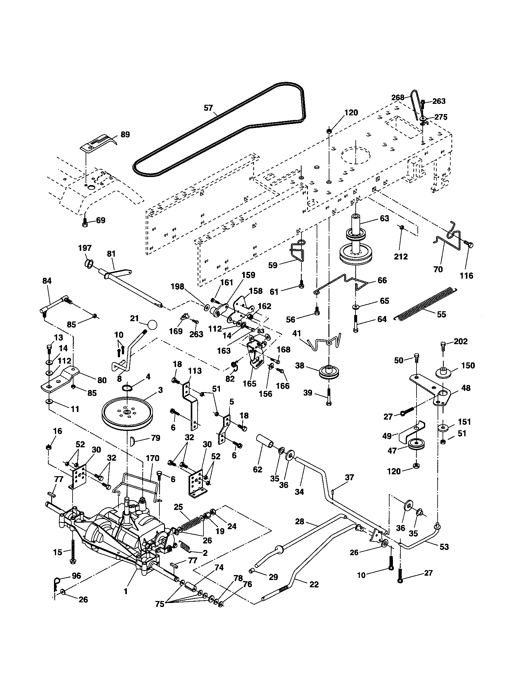 Craftsman 917256340 ground drive diagram