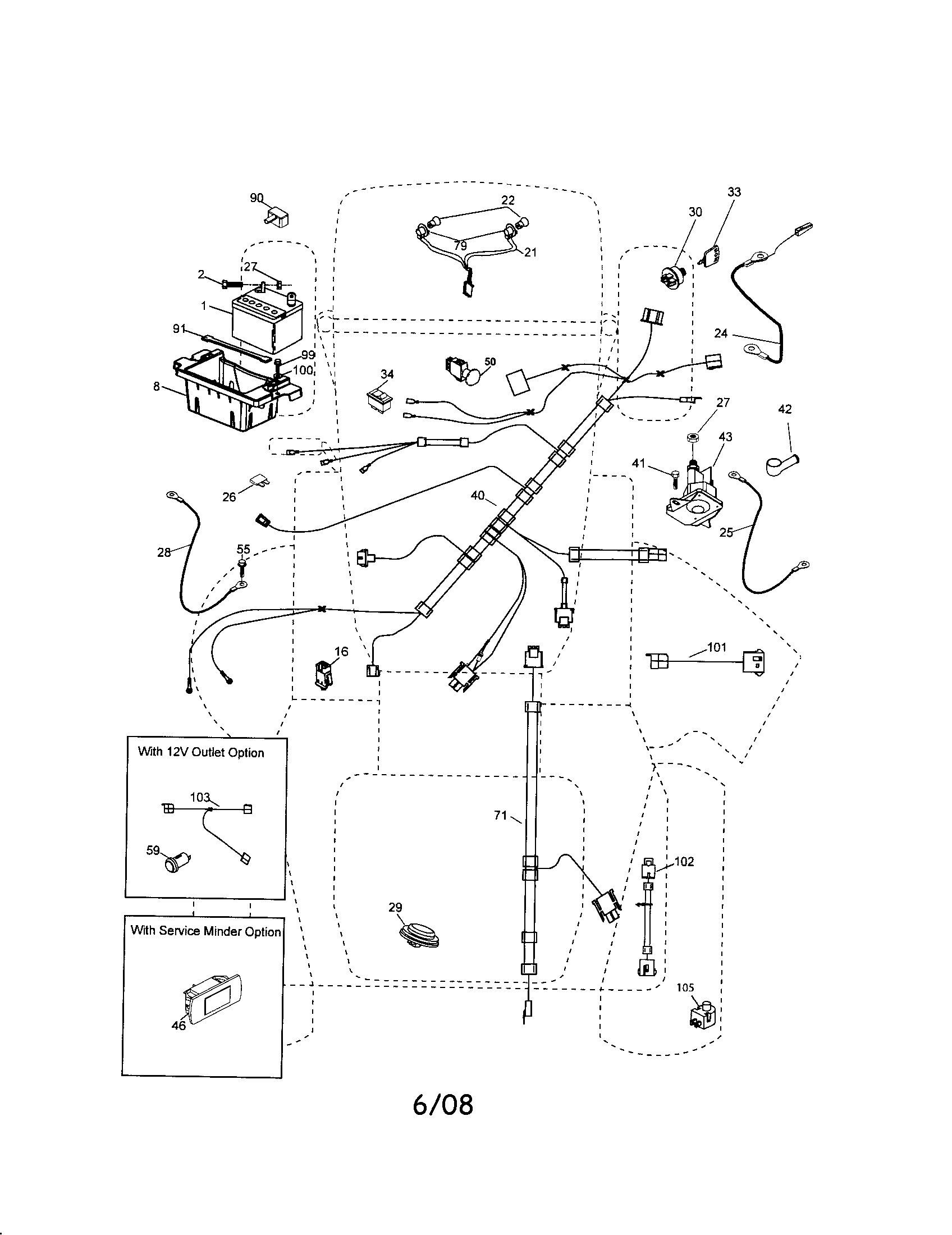 Husqvarna YTH2348-917287561 electrical diagram