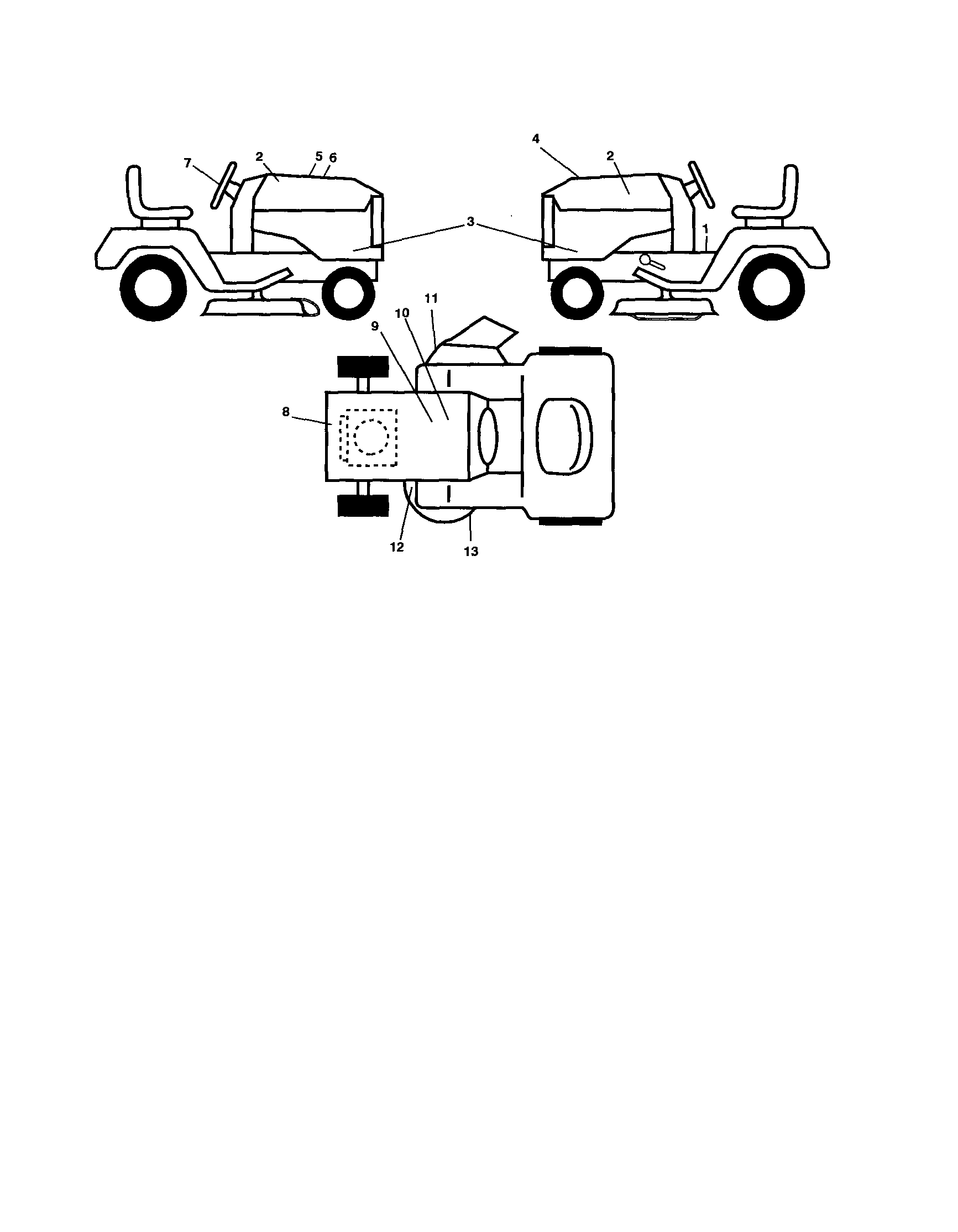 Husqvarna YTH2348-917287561 decals diagram