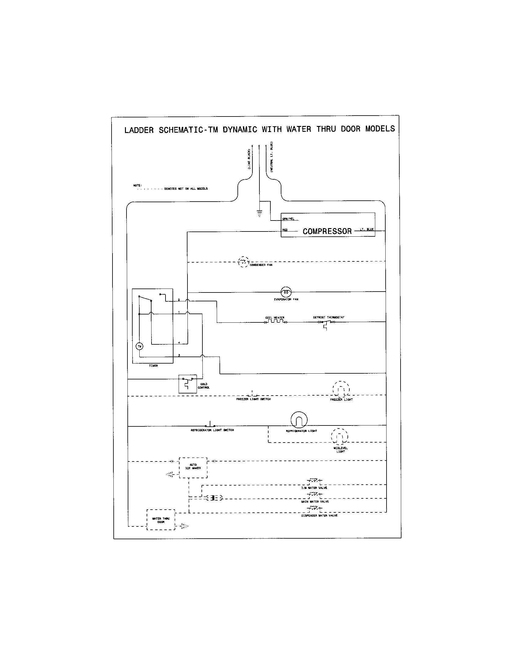 Frigidaire FRT15G4JW0 wiring schematic diagram