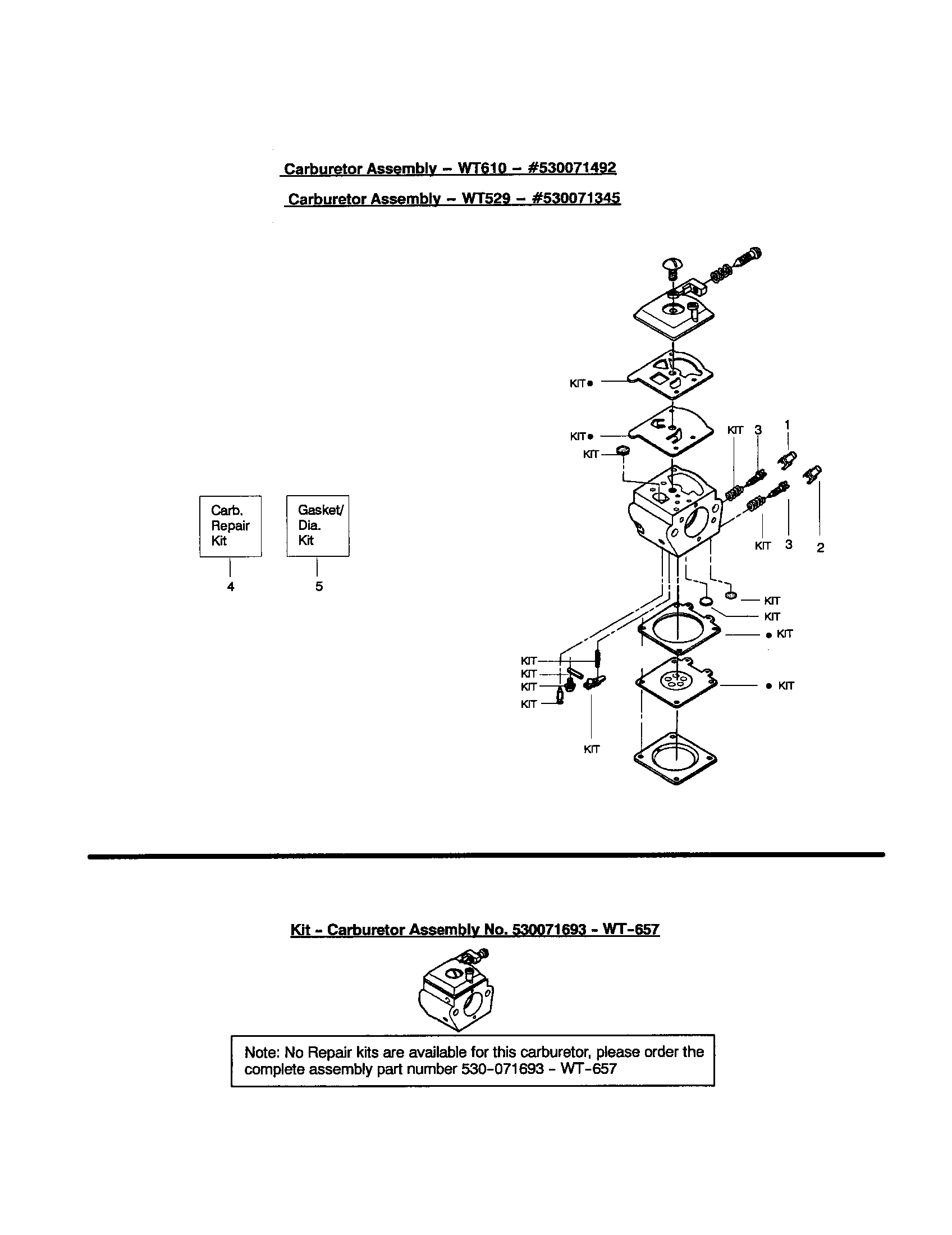 Poulan 2900 TYPE 4 carburetor diagram