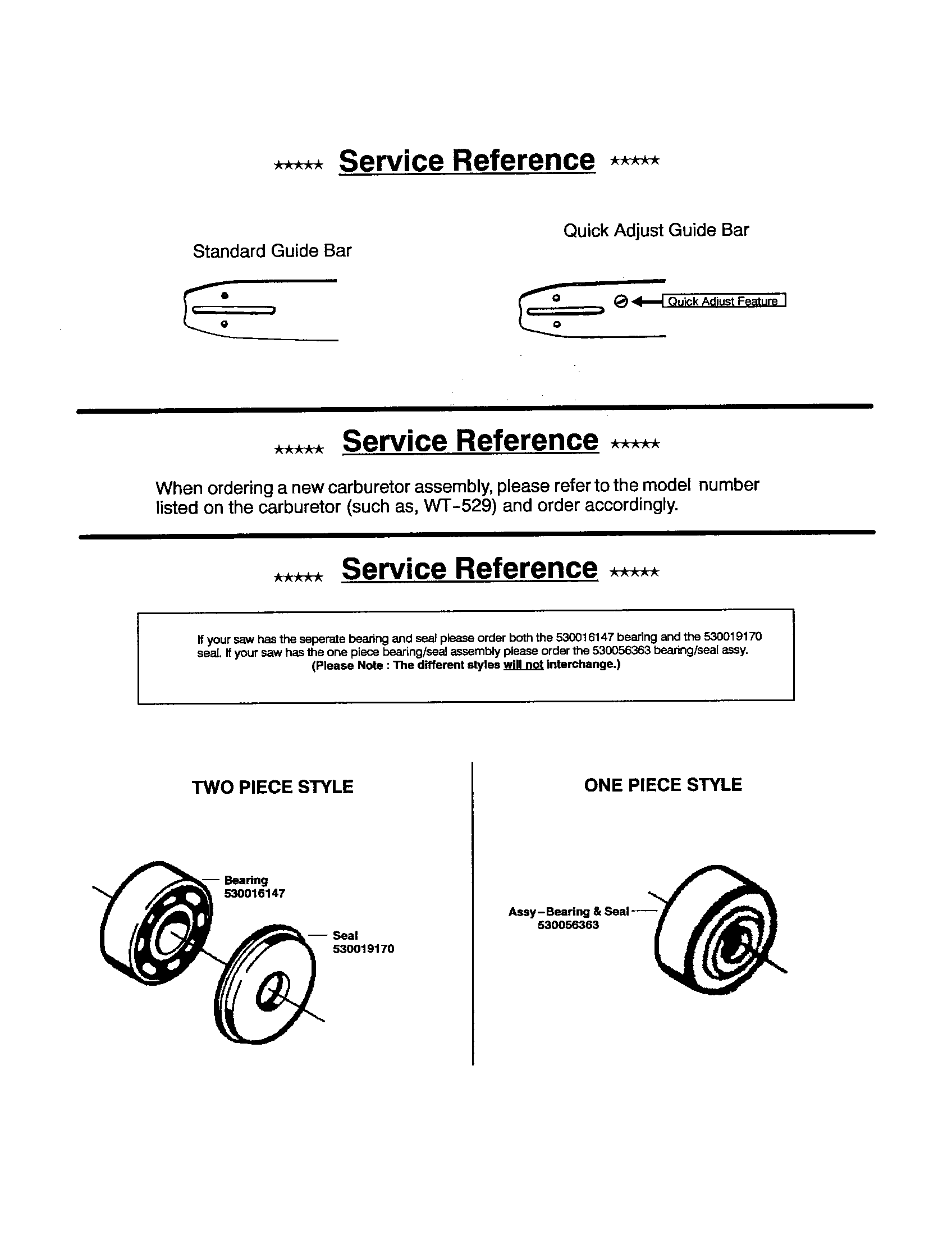 Poulan 295 TYPE 3 service reference diagram