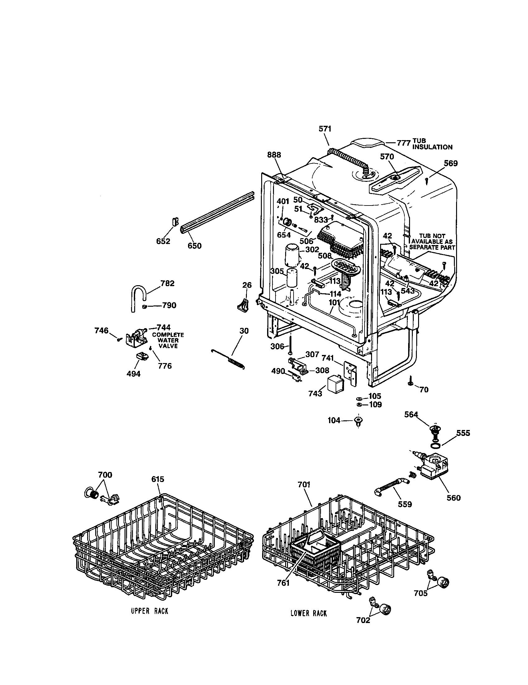 Kenmore 36314482100 body diagram